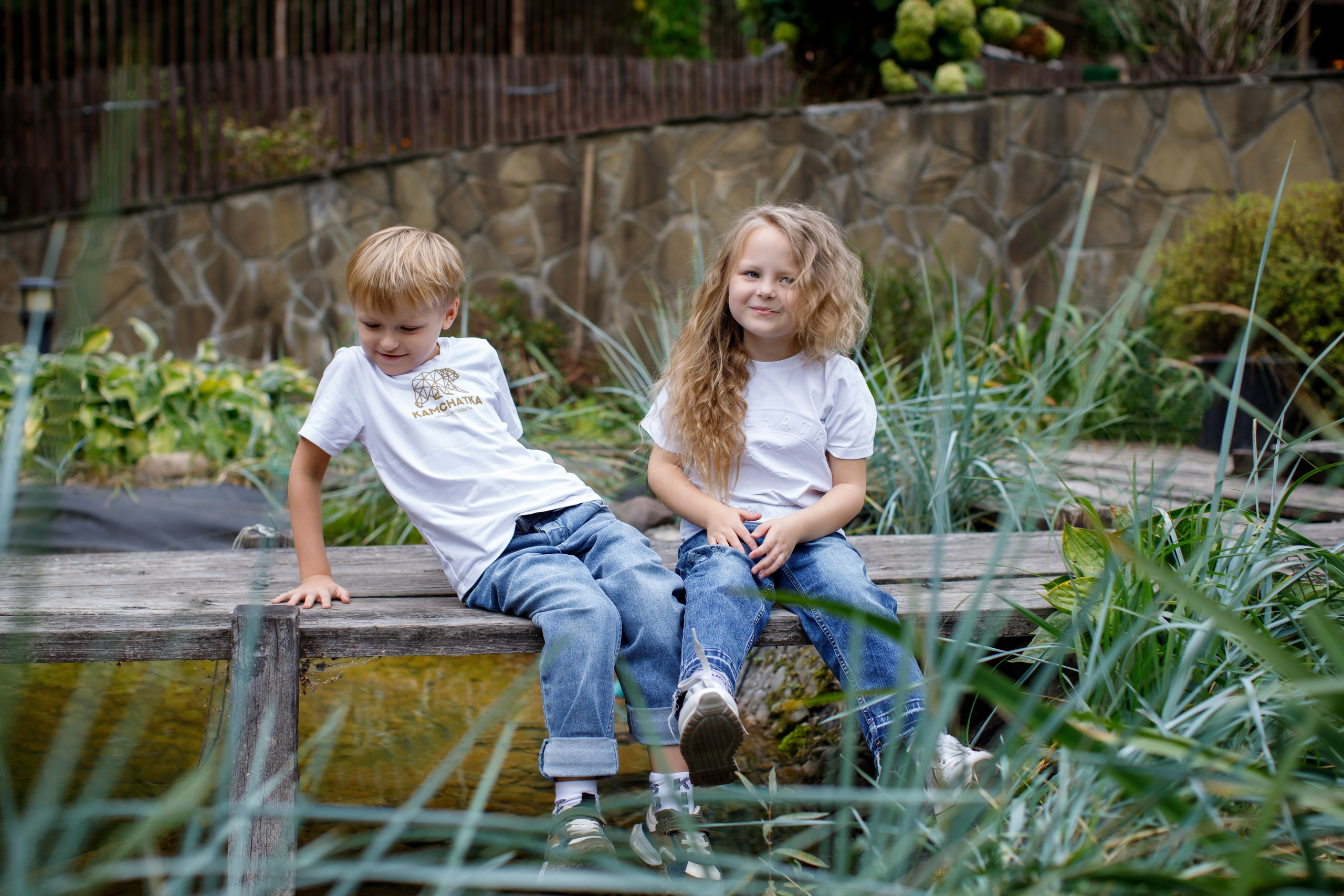 У прудика. Детский и семейный фотограф Мария Киселёва. Москва