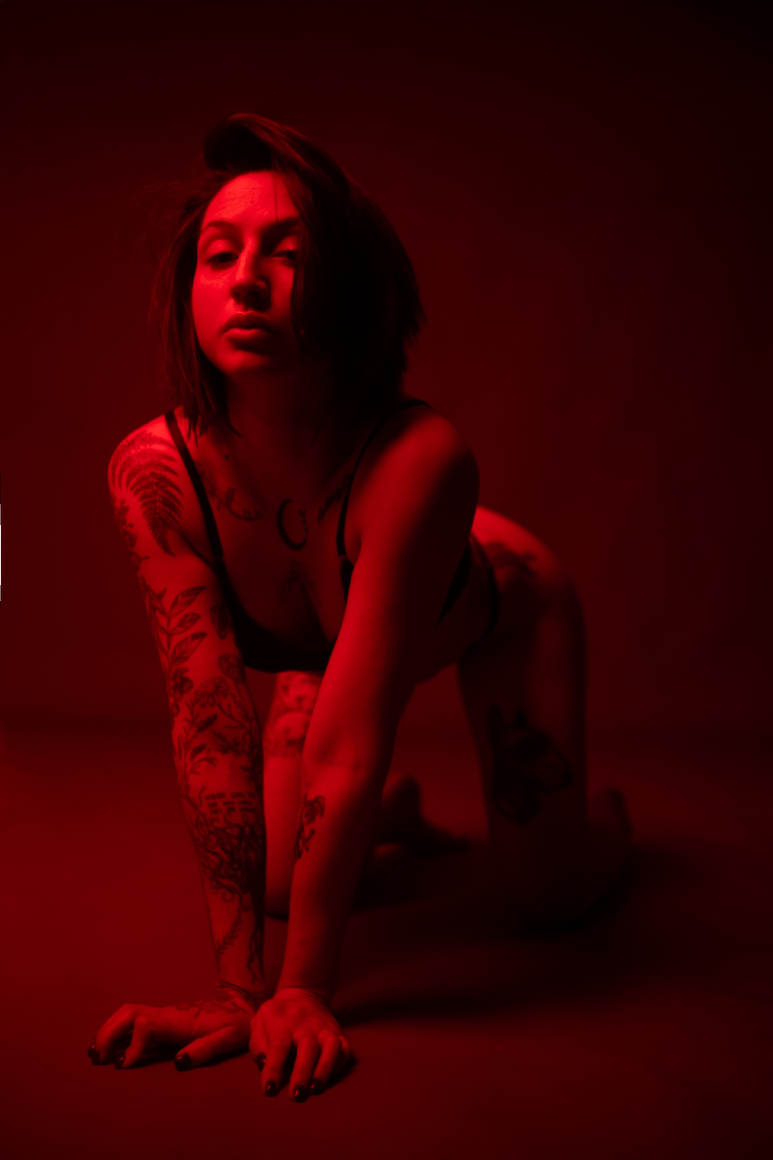 Красное настроение Алексы. Фотограф Коробова Екатерина