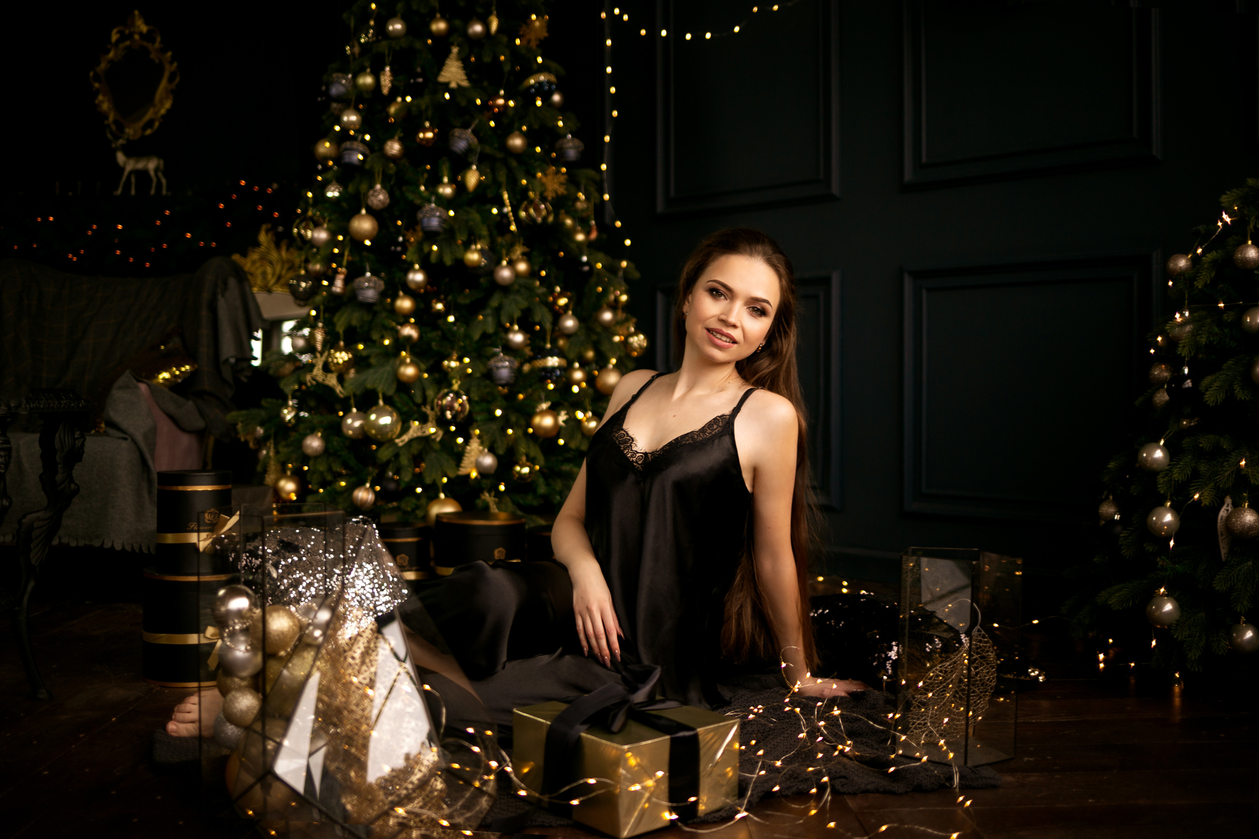 Новогодние фотосъёмки. Фотограф в Орле Еленина Галина. Женский и детский портрет