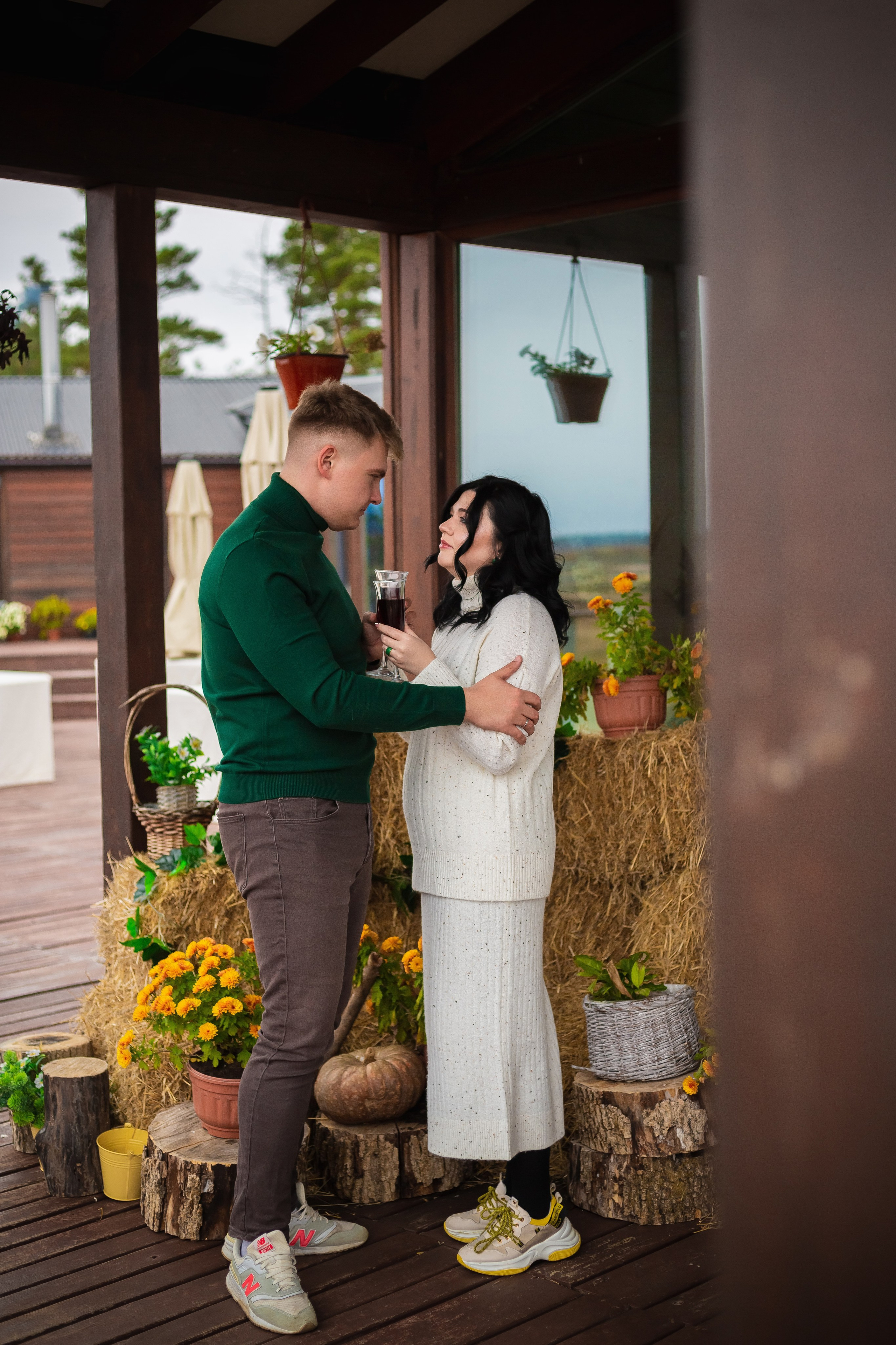 Денис и Анна — осенняя прогулка. Вера Соколова фотограф Воронеж
