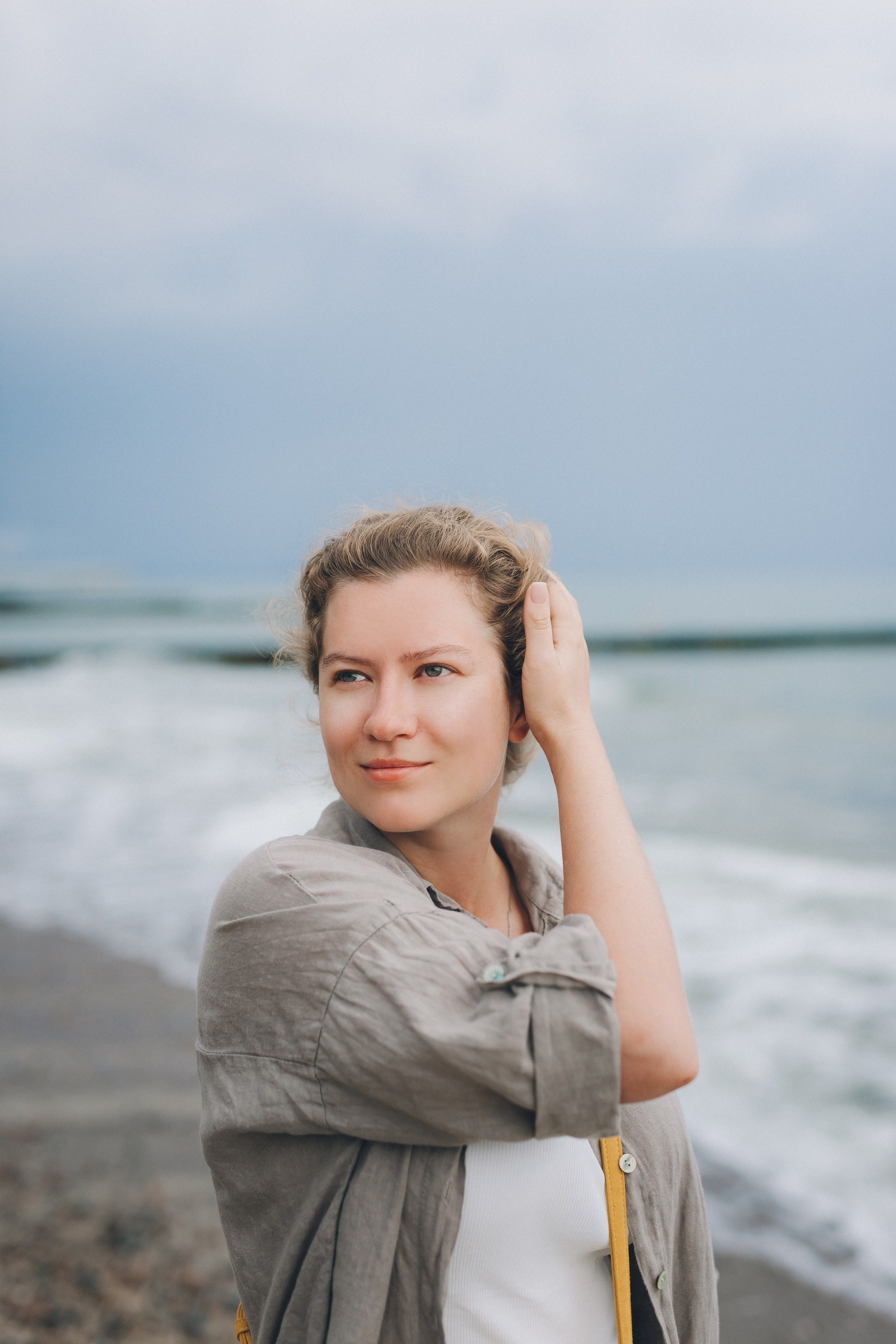 Мария и фотопрогулка в ненастную погоду. Фотограф Зеленоградск Красильникова Елена