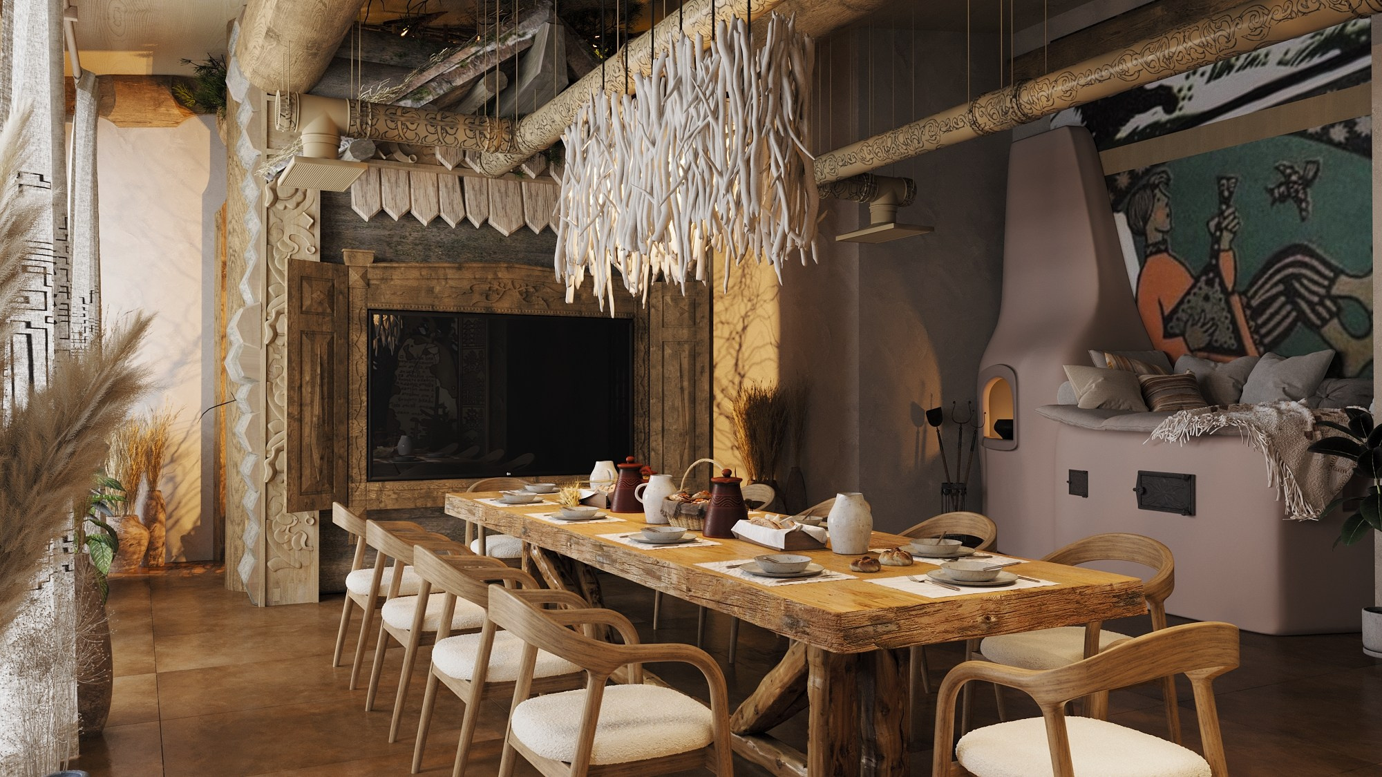 Банный комплекс " Зелёный Бор». Екатеринбург. Клиент Городище. Евгений Пырков — 3d визуализатор интерьеров и экстерьеров России