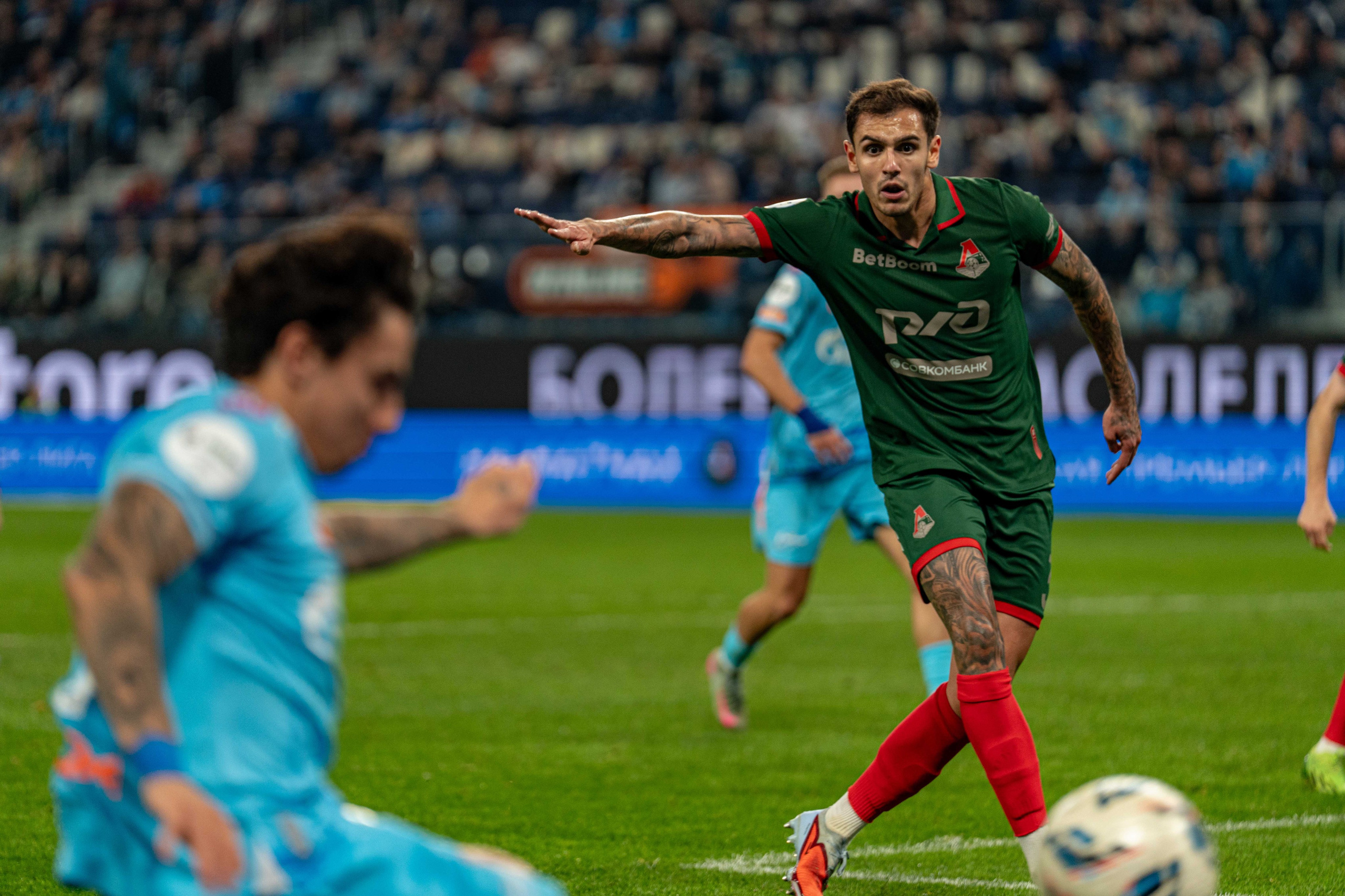 Зенит — Локомотив: фотогалерея 14-го тура РПЛ на Газпром Арене | Антон Гауф. Спортивный фотограф в Санкт-Петербурге | Антон Гауф