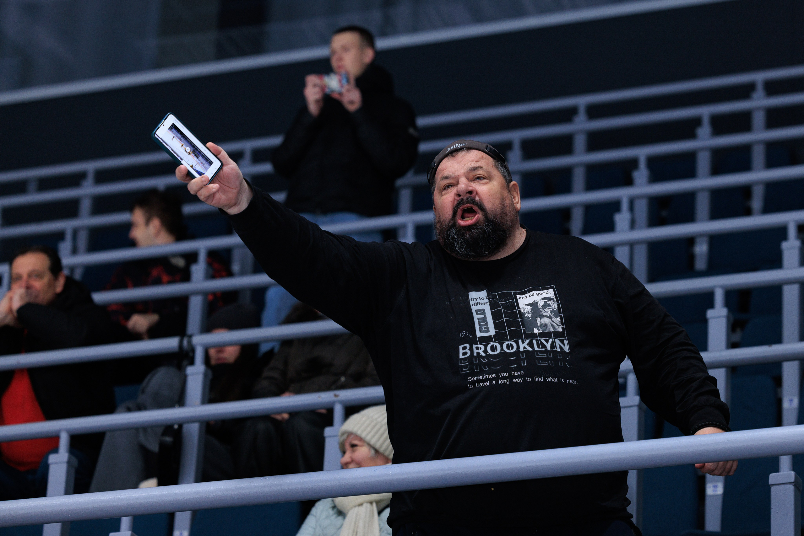 НХЛ Омега — Ижорец (3-2). Фотограф Александр Заломаев