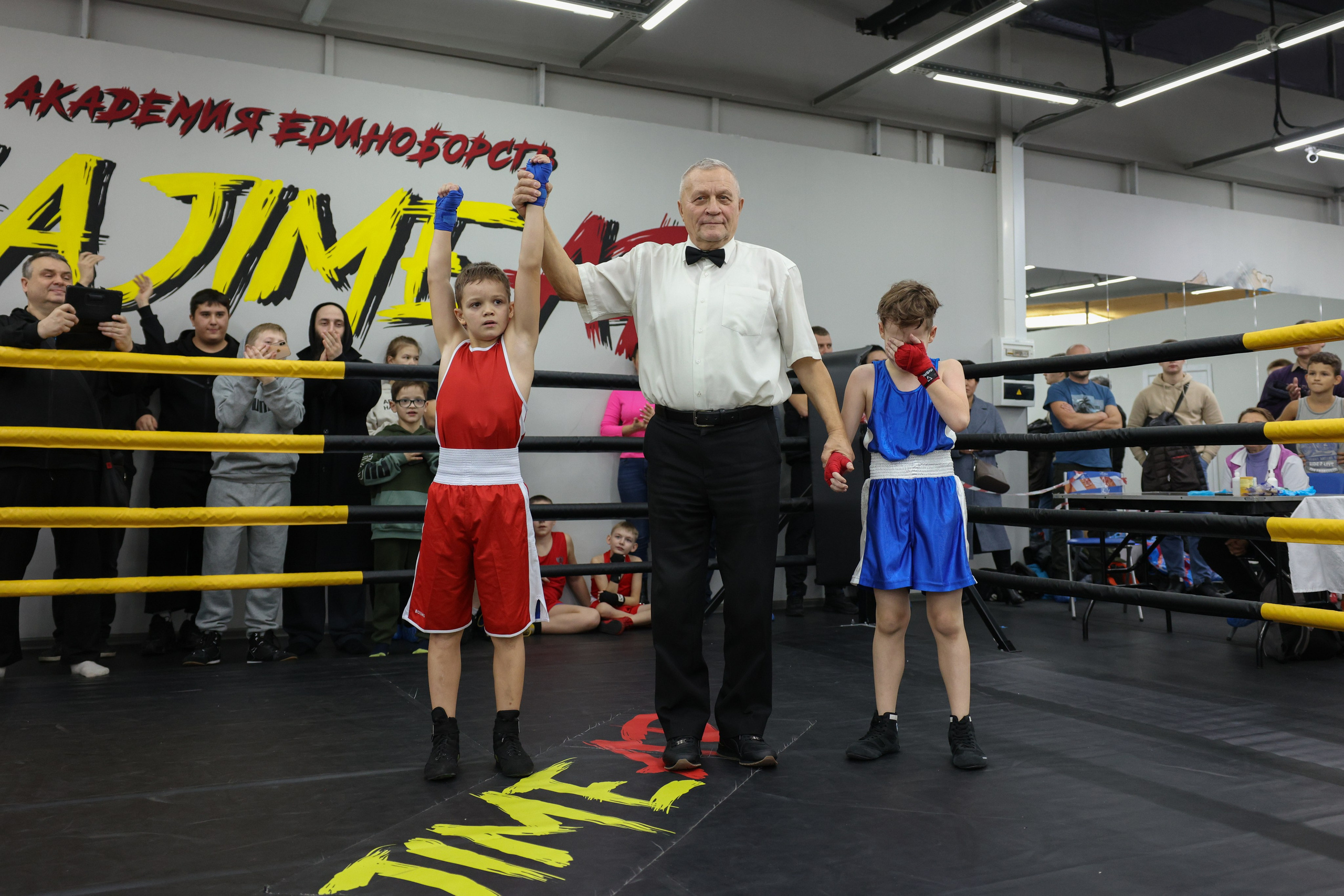 Открытый ринг «кубок ООО «ТЭК НеваСпецТяж». Фотограф Александр Заломаев