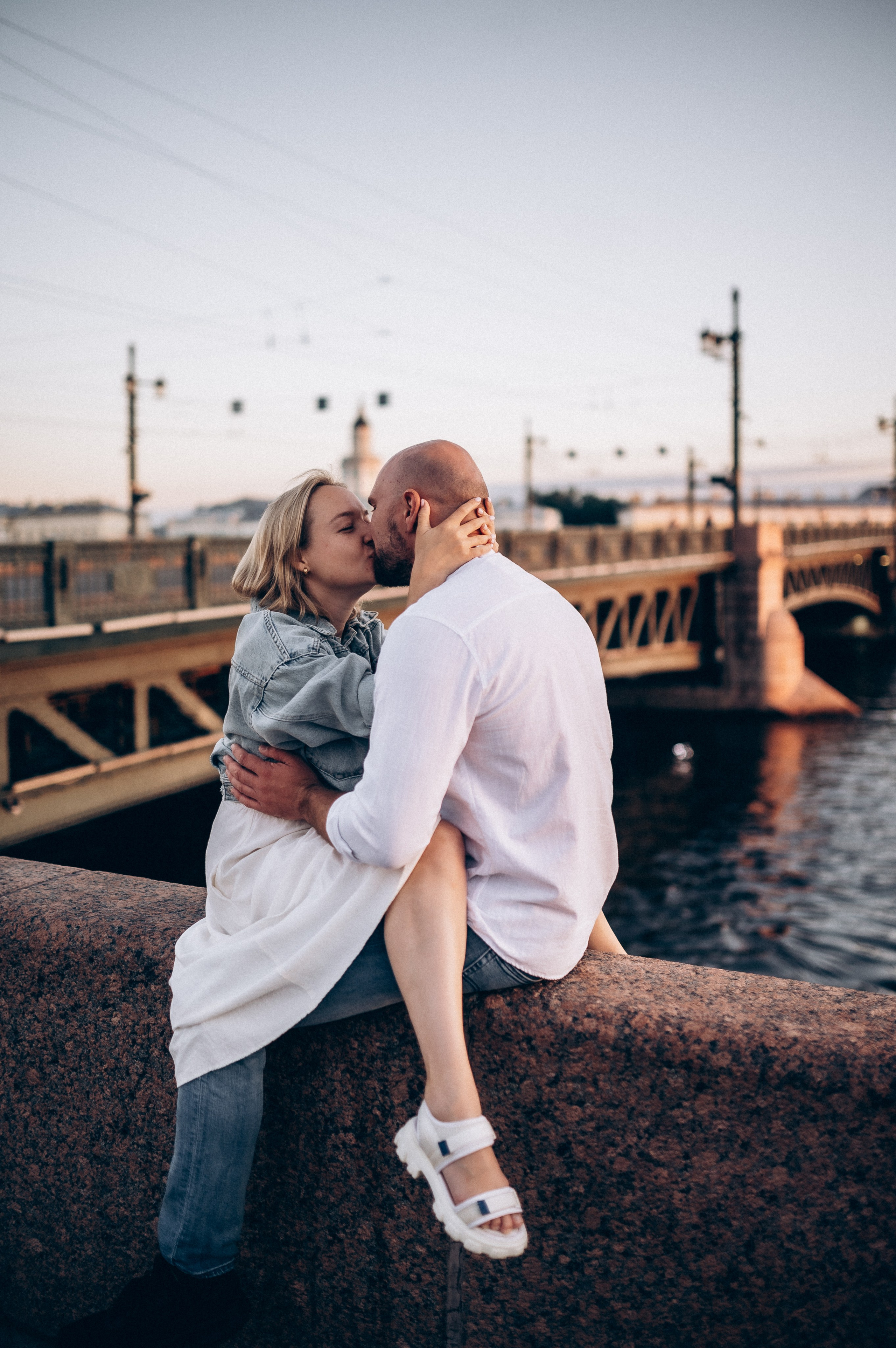 Лав стори Питер на рассвете. Фотограф ПИТЕР СПБ Надежда Баранова