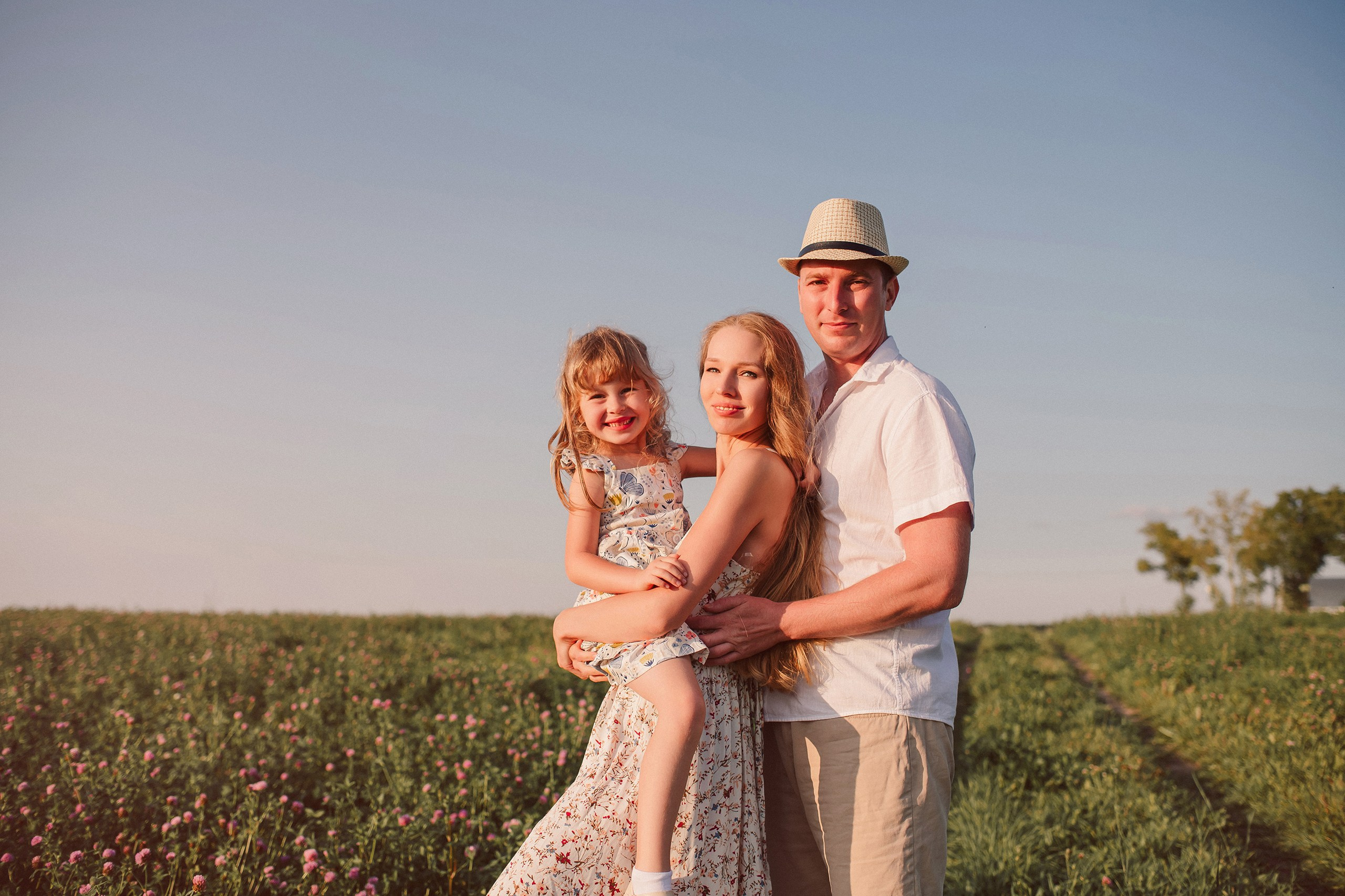 Лето. Поле. Семья. Семейный и Свадебный фотограф. Санкт-Петербург. Пушкин