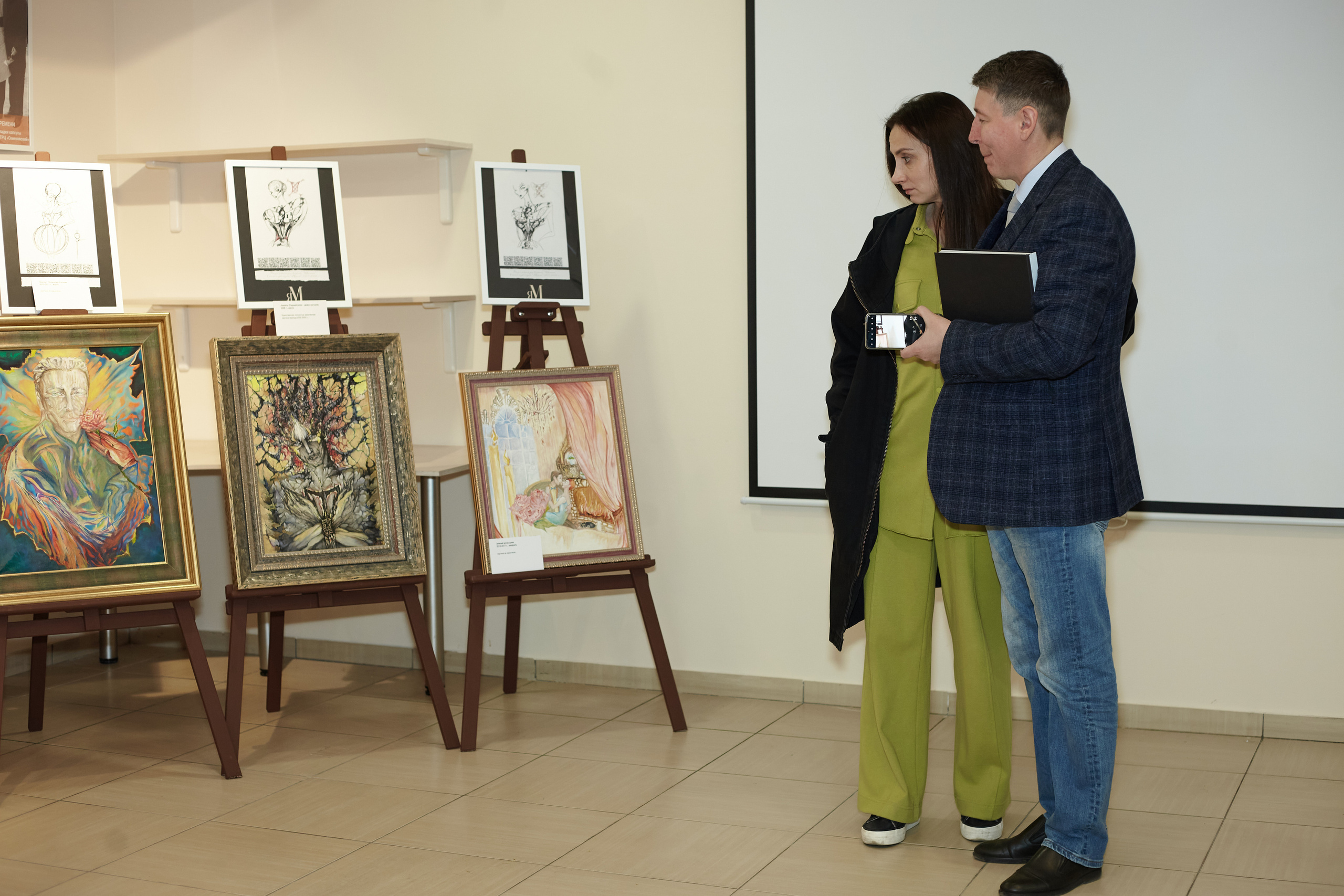 Репортаж выставки арт-визажиста Марины Янгильдиной