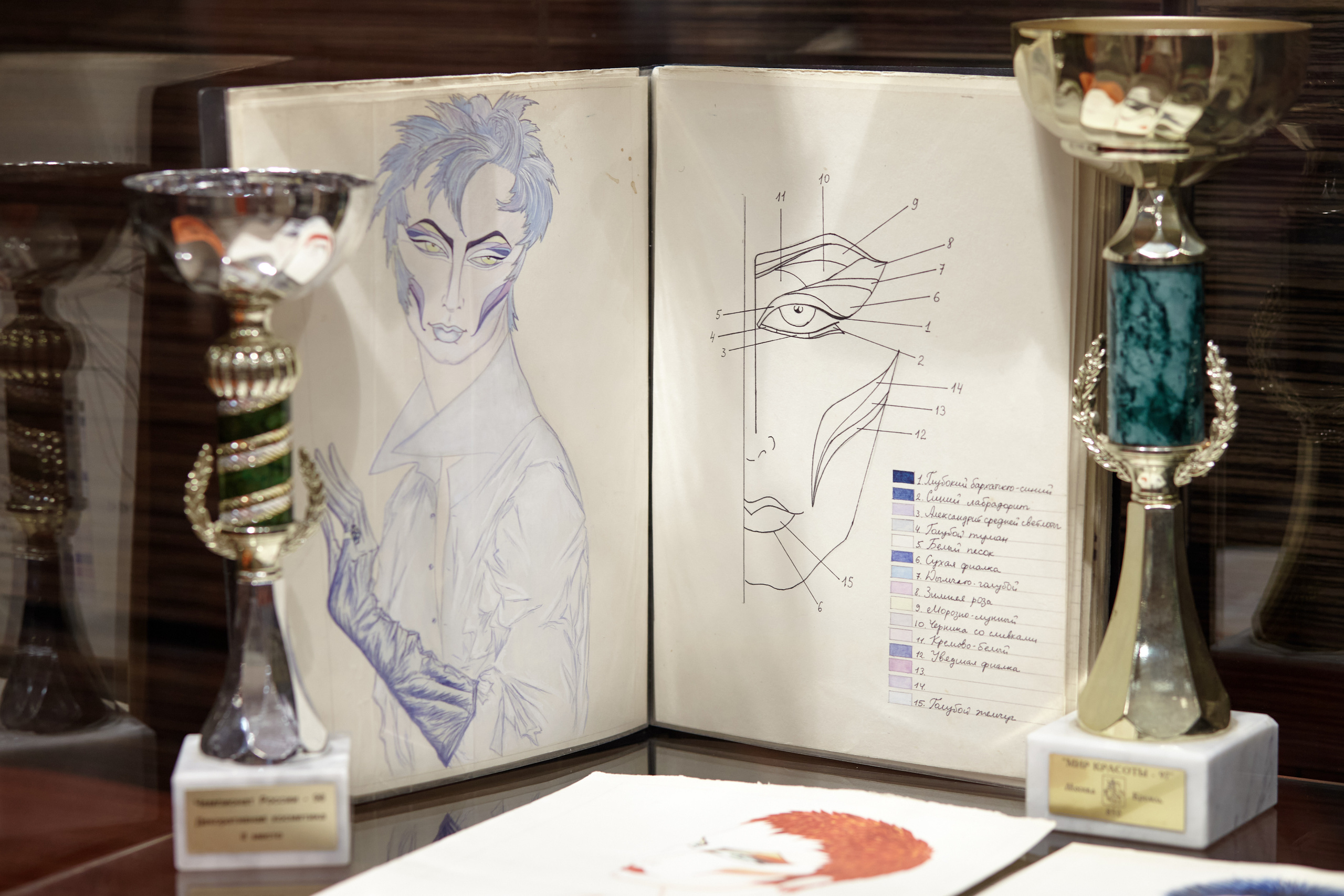 Репортаж выставки арт-визажиста Марины Янгильдиной