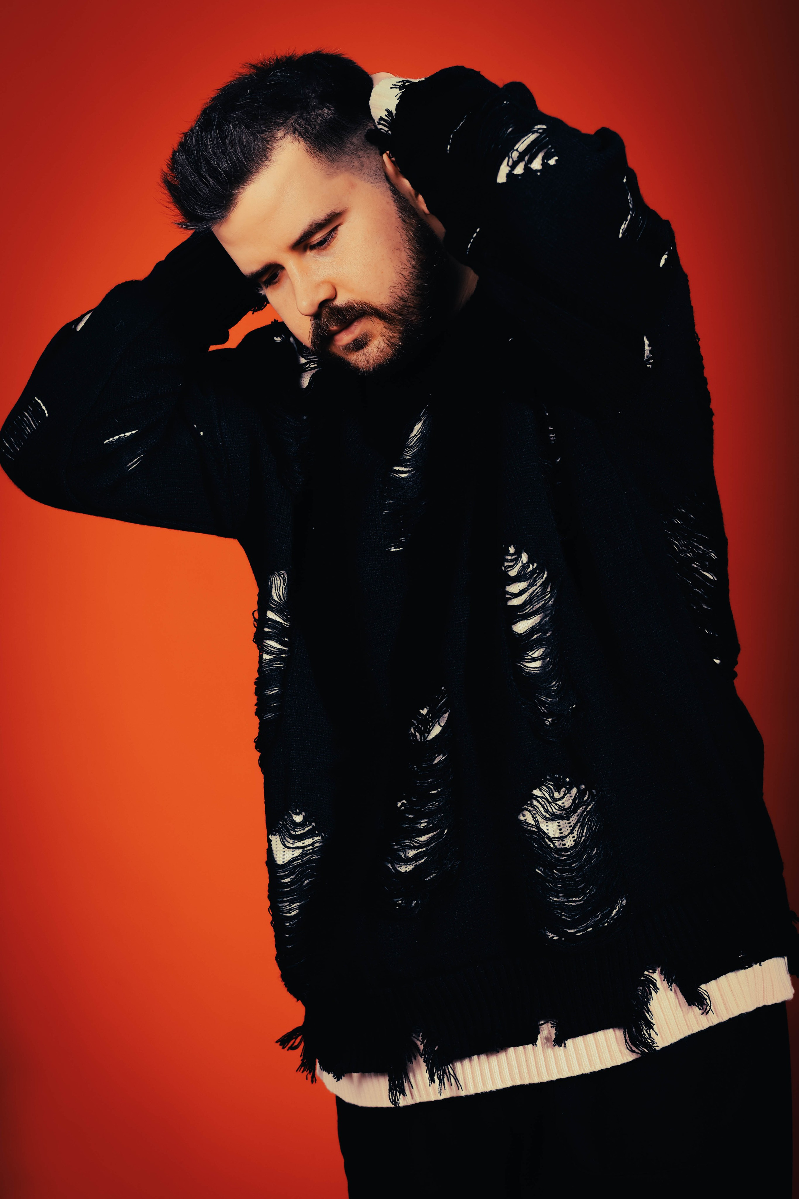 Мужской портрет в студии — креативная обработка. Mintonov's Film Studio