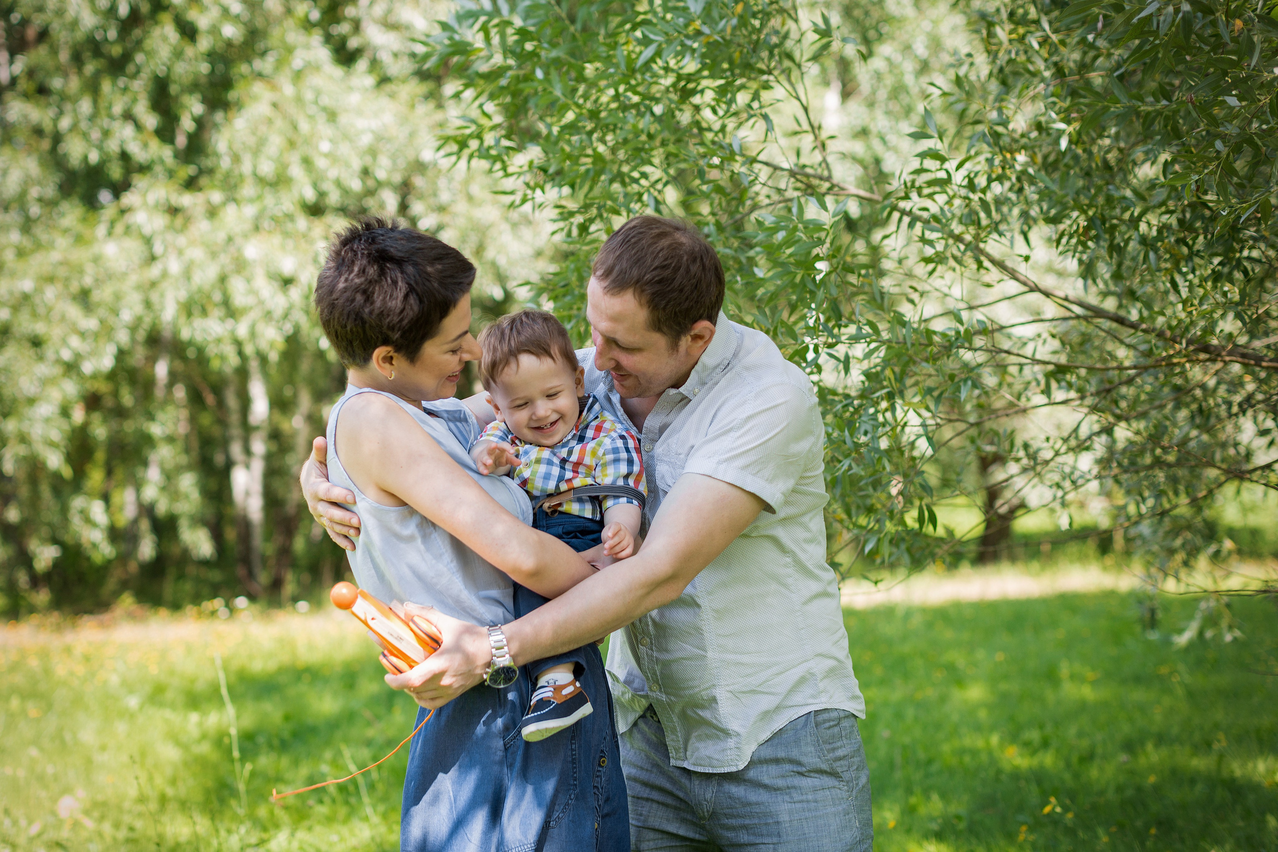 Левушка и семья. Фотограф на Крещение, семейный фотограф в Москве