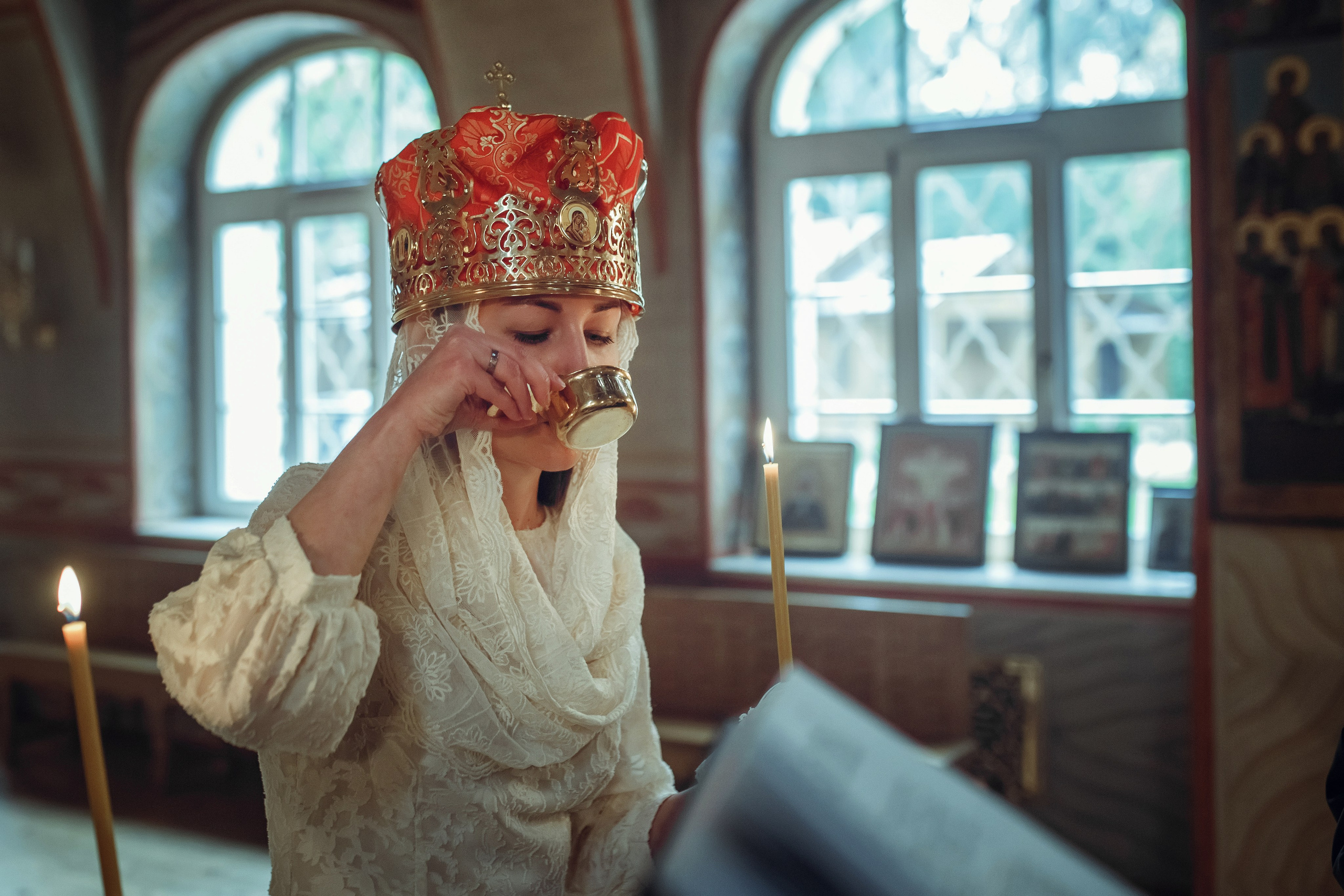 Венчание Андрея и Елены. Фотограф на Крещение, семейный фотограф в Москве