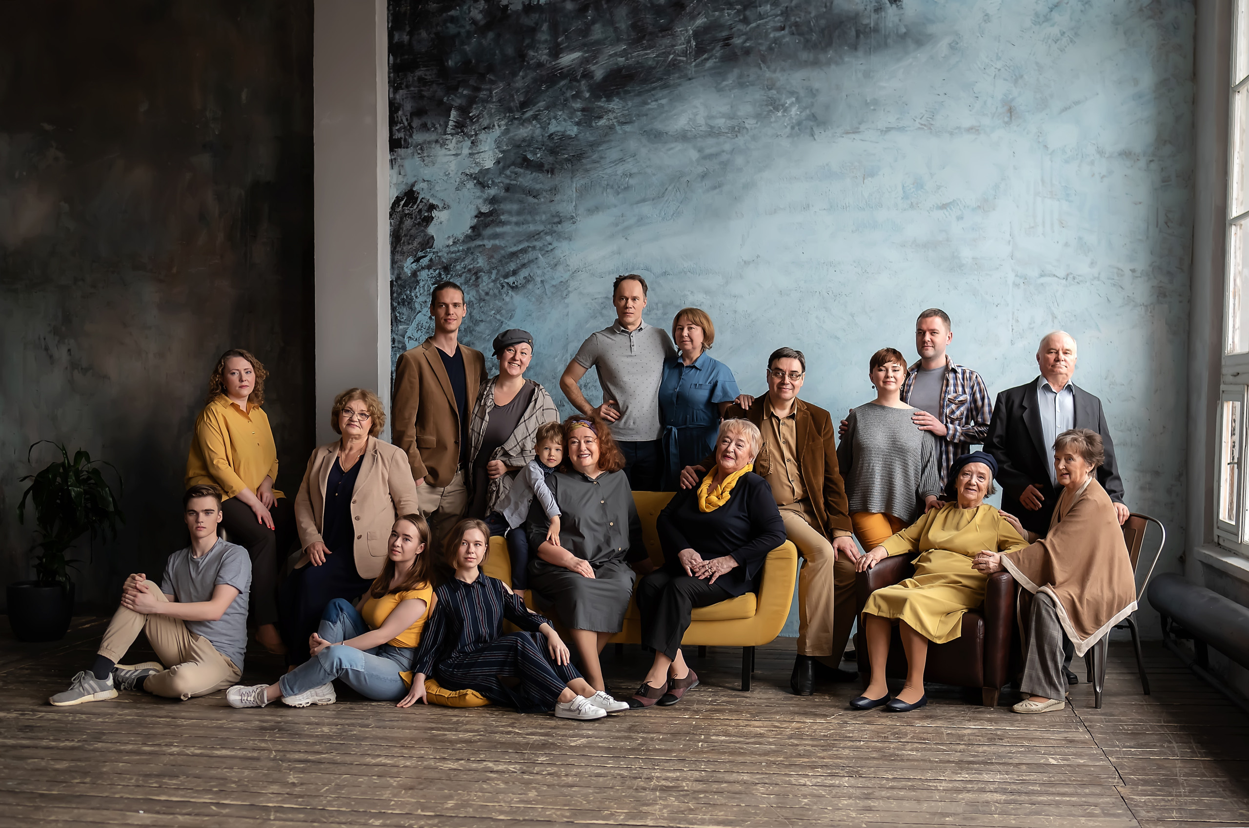 Большая семья. Семейный и детский фотограф в Москве и Туле