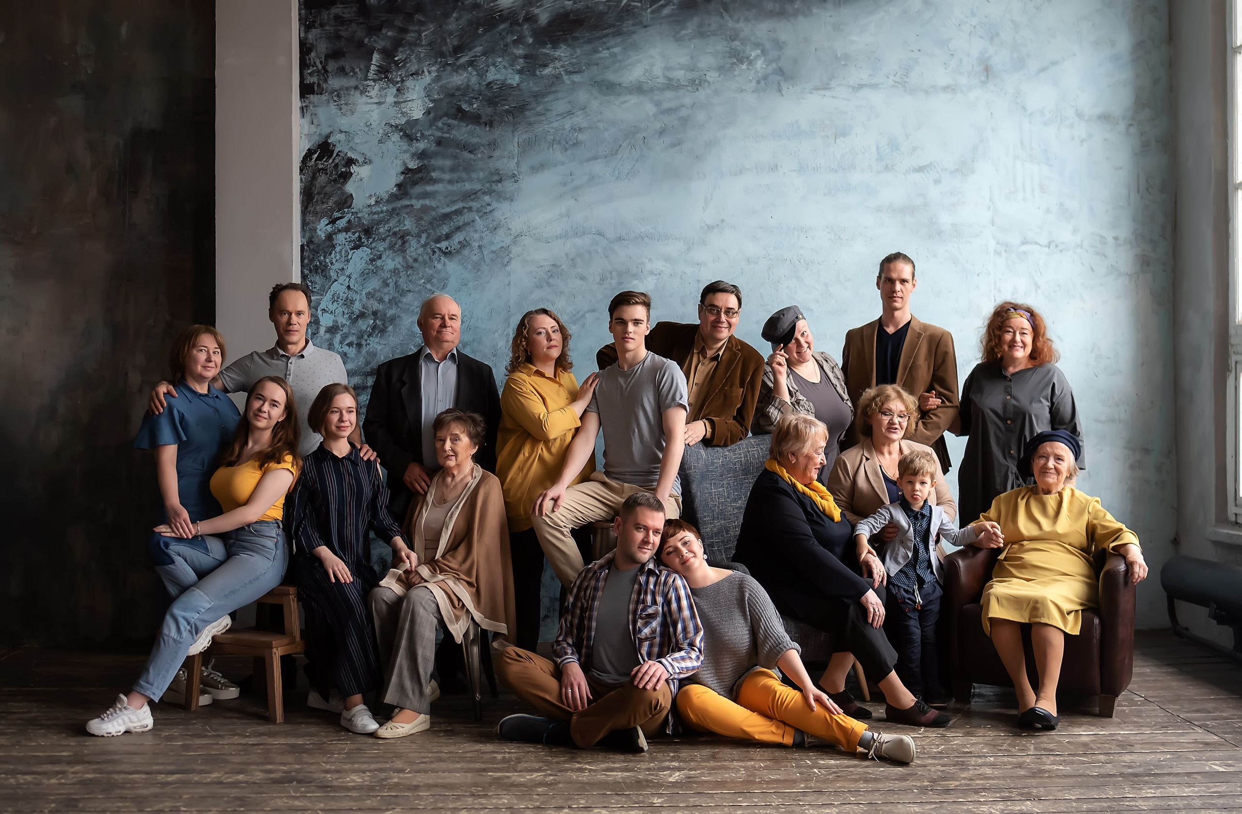 Большая семья. Семейный и детский фотограф в Москве и Туле