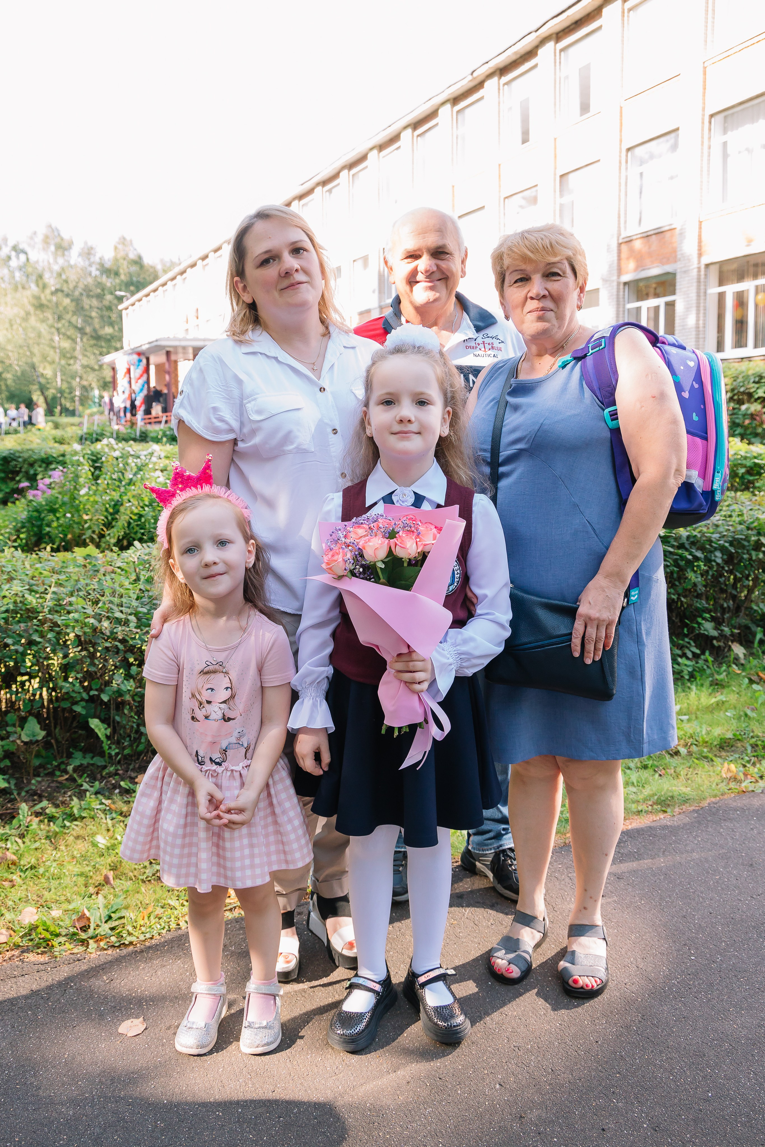 День знаний 2023. Семейный и детский фотограф в городе Подолск МО Крылова Ирина