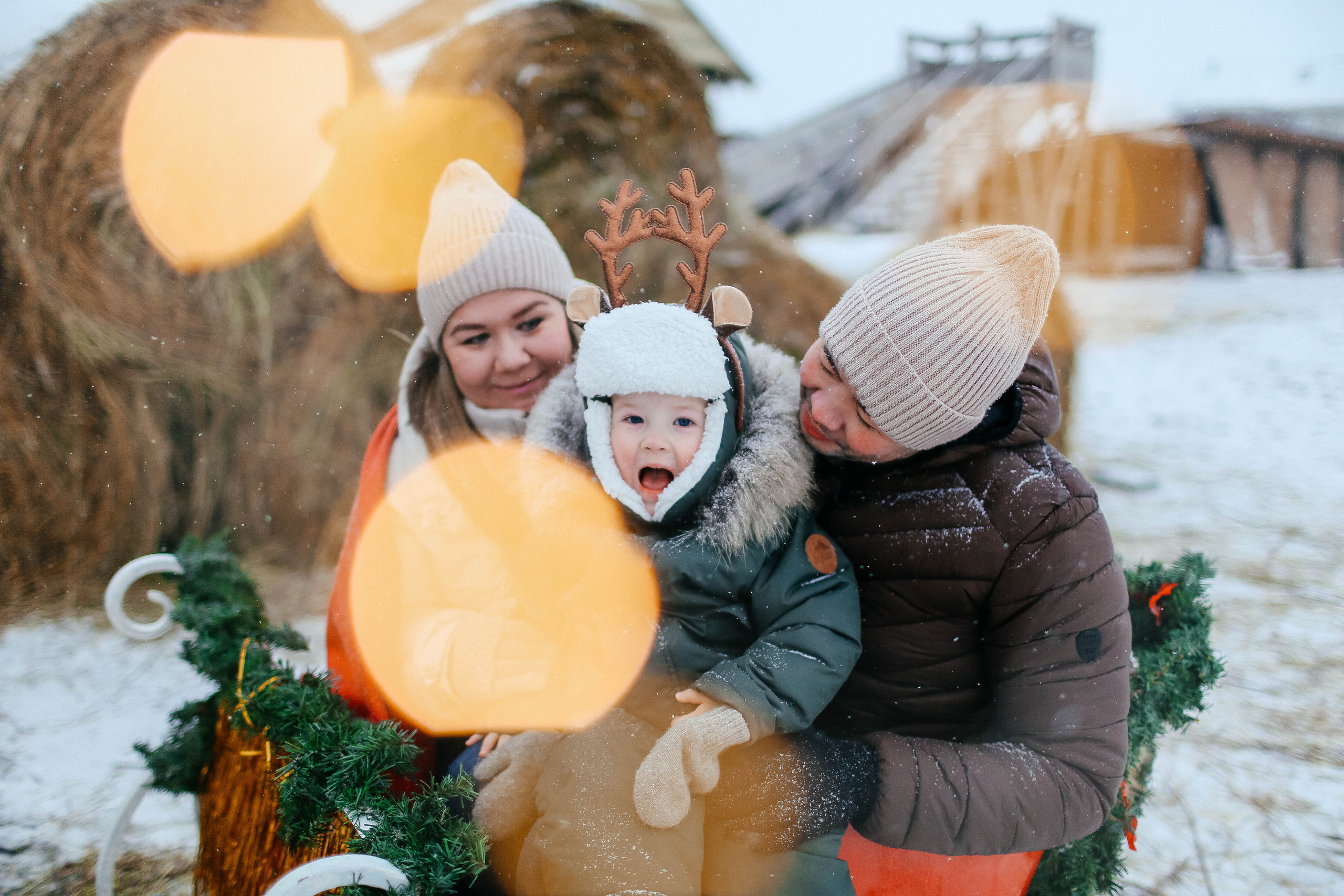 Новогодняя фотосессия на Ранчо с северным оленем. Твой снимок СПб