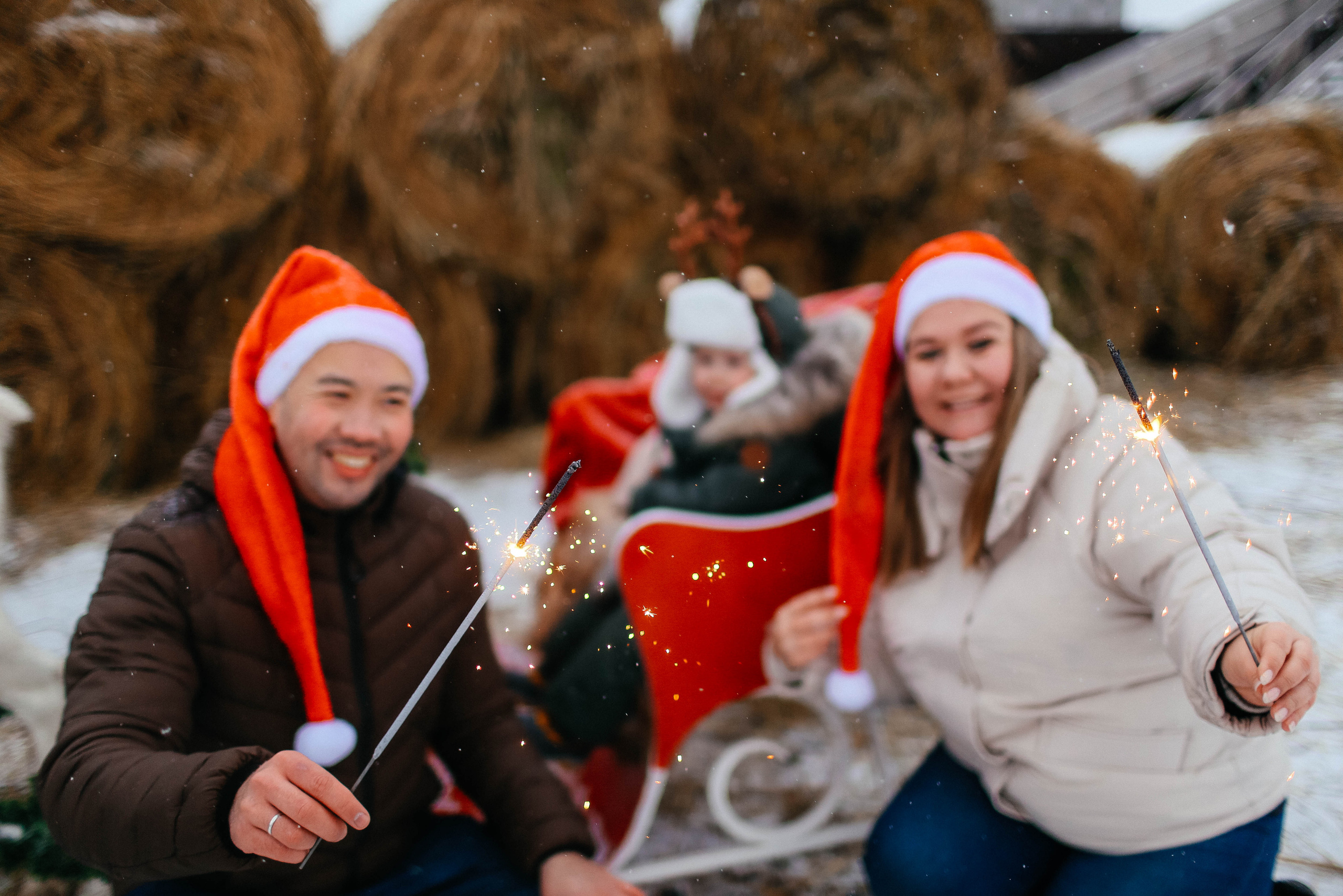 Новогодняя фотосессия на Ранчо с северным оленем. Твой снимок СПб