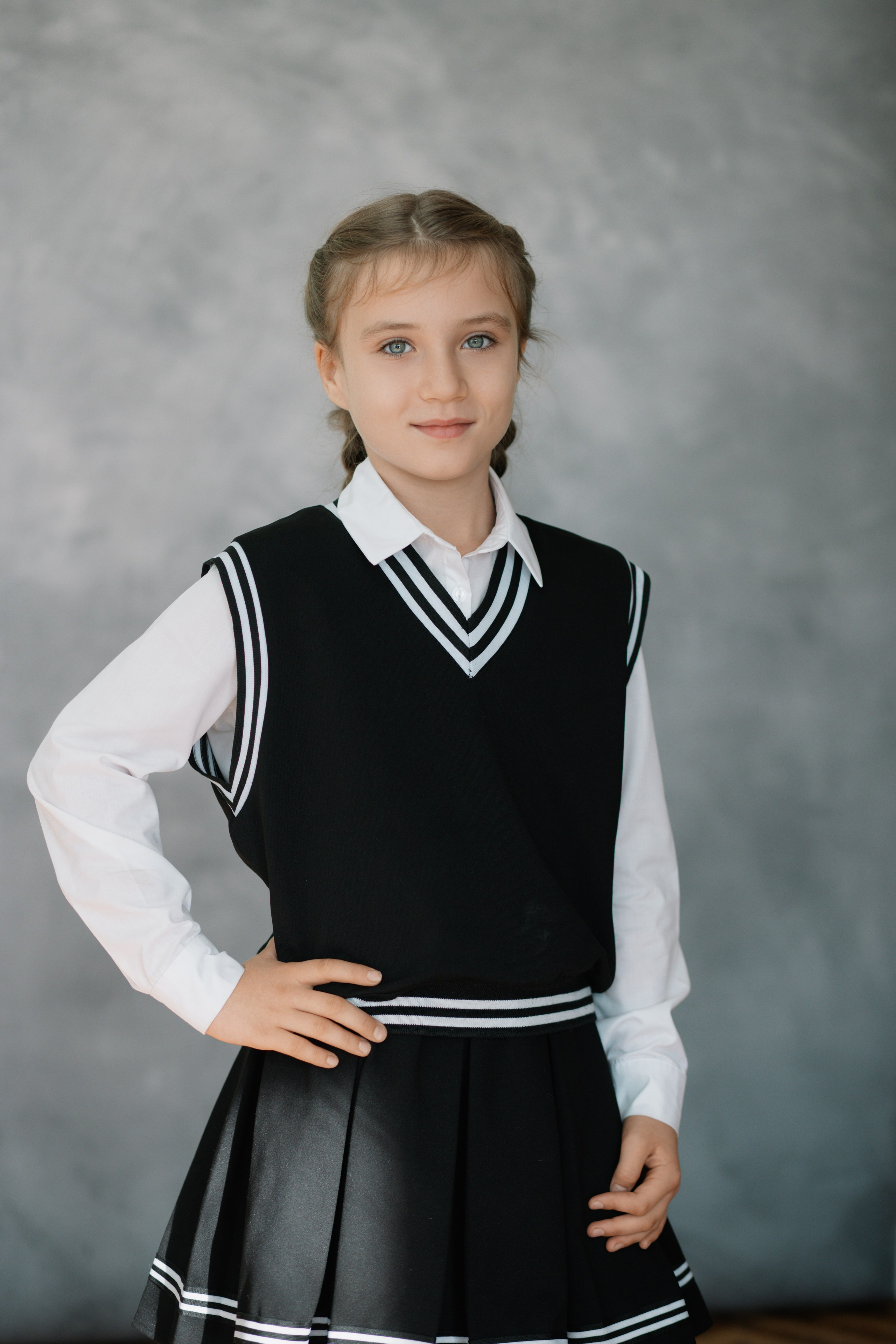 Школа № 19, 4 класс. Фотосессия для выпускной папки. Студия выпускных альбомов Остров