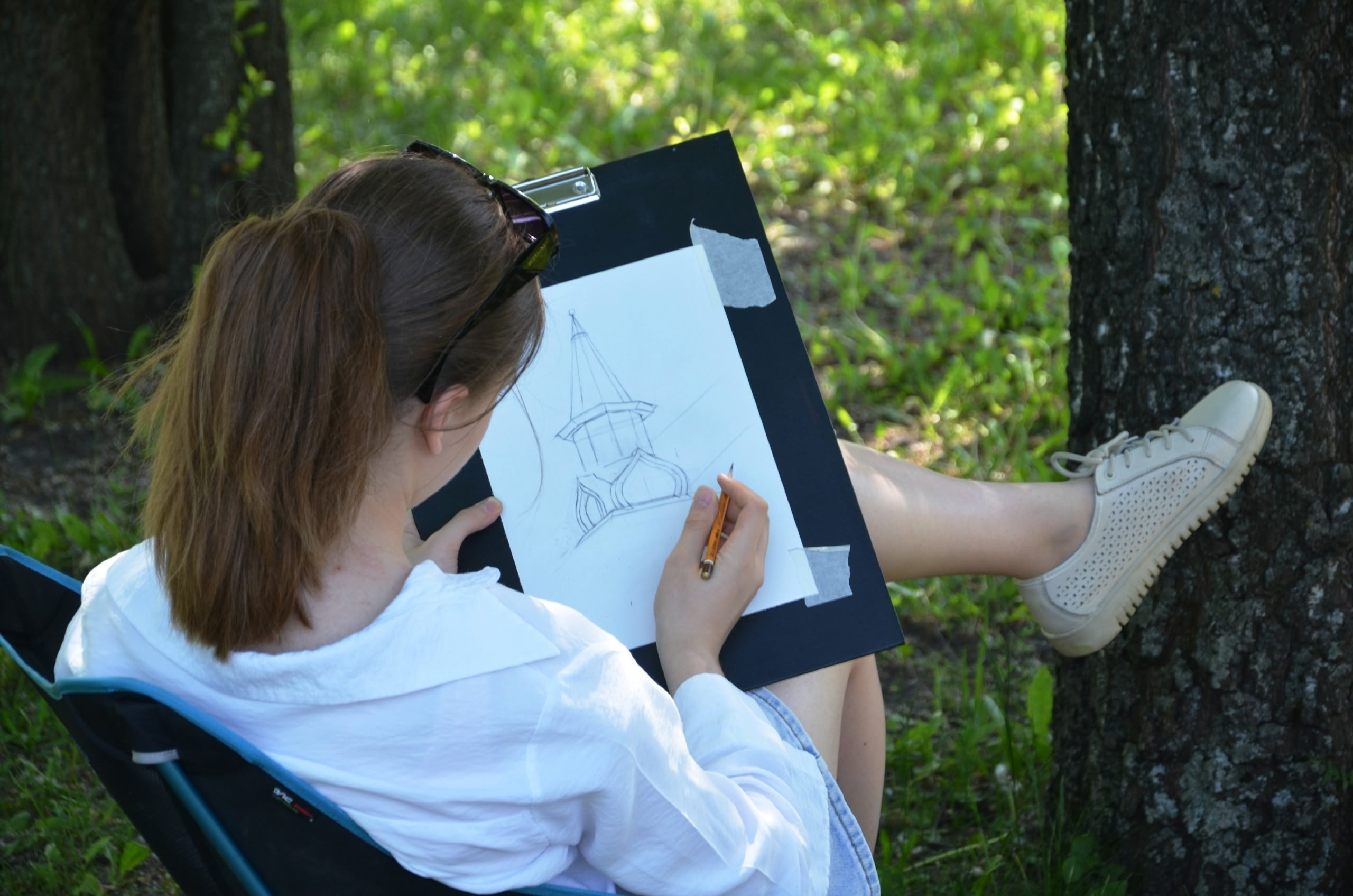 Пленэр в Коломенском. Изостудия «Мы рисуем!» ♥ Южное Бутово, Москва