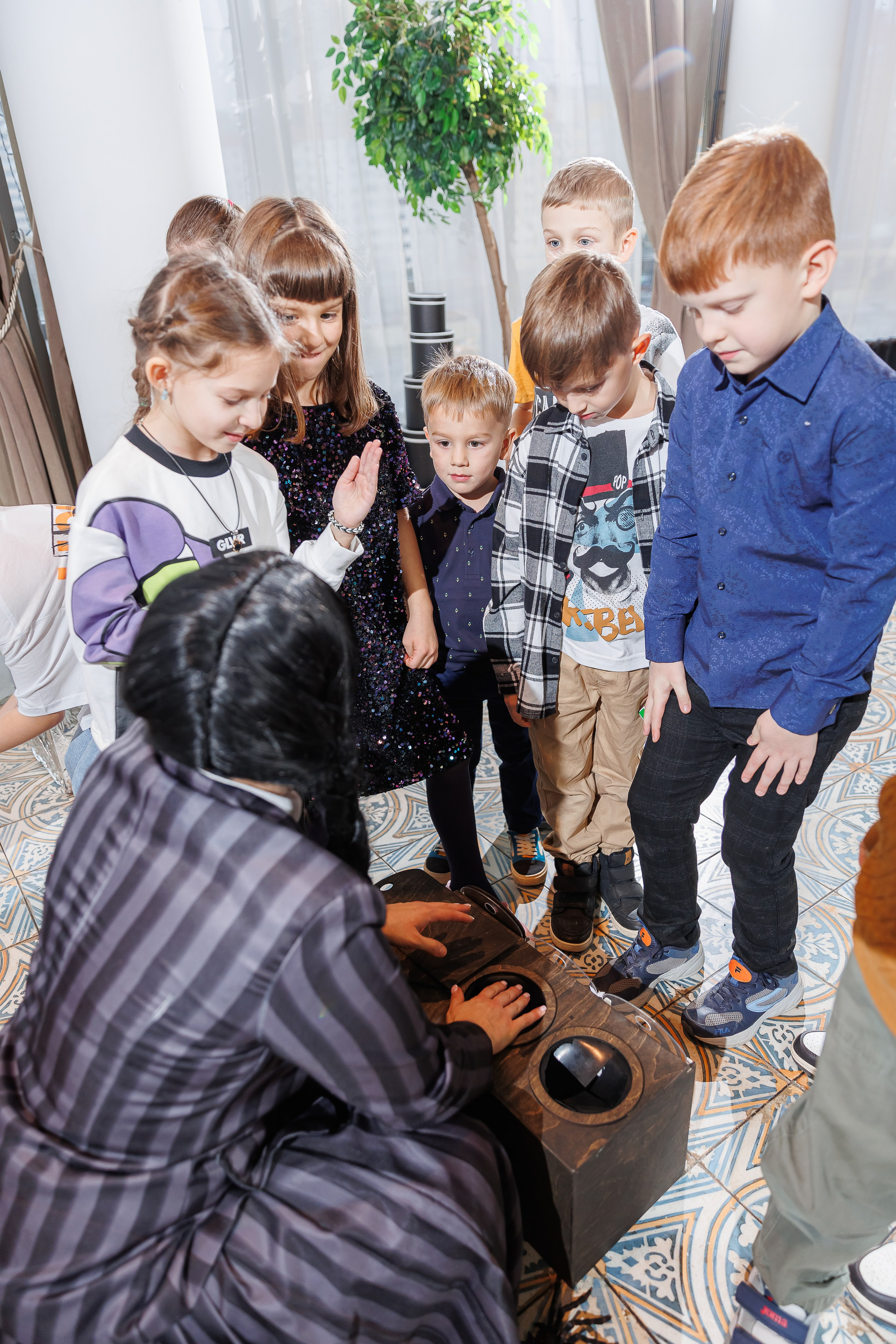 День рождения Насти «Венсдэй во Вкусотеррии». Семейный и детский фотограф Комина Елена, Власиха, Одинцово