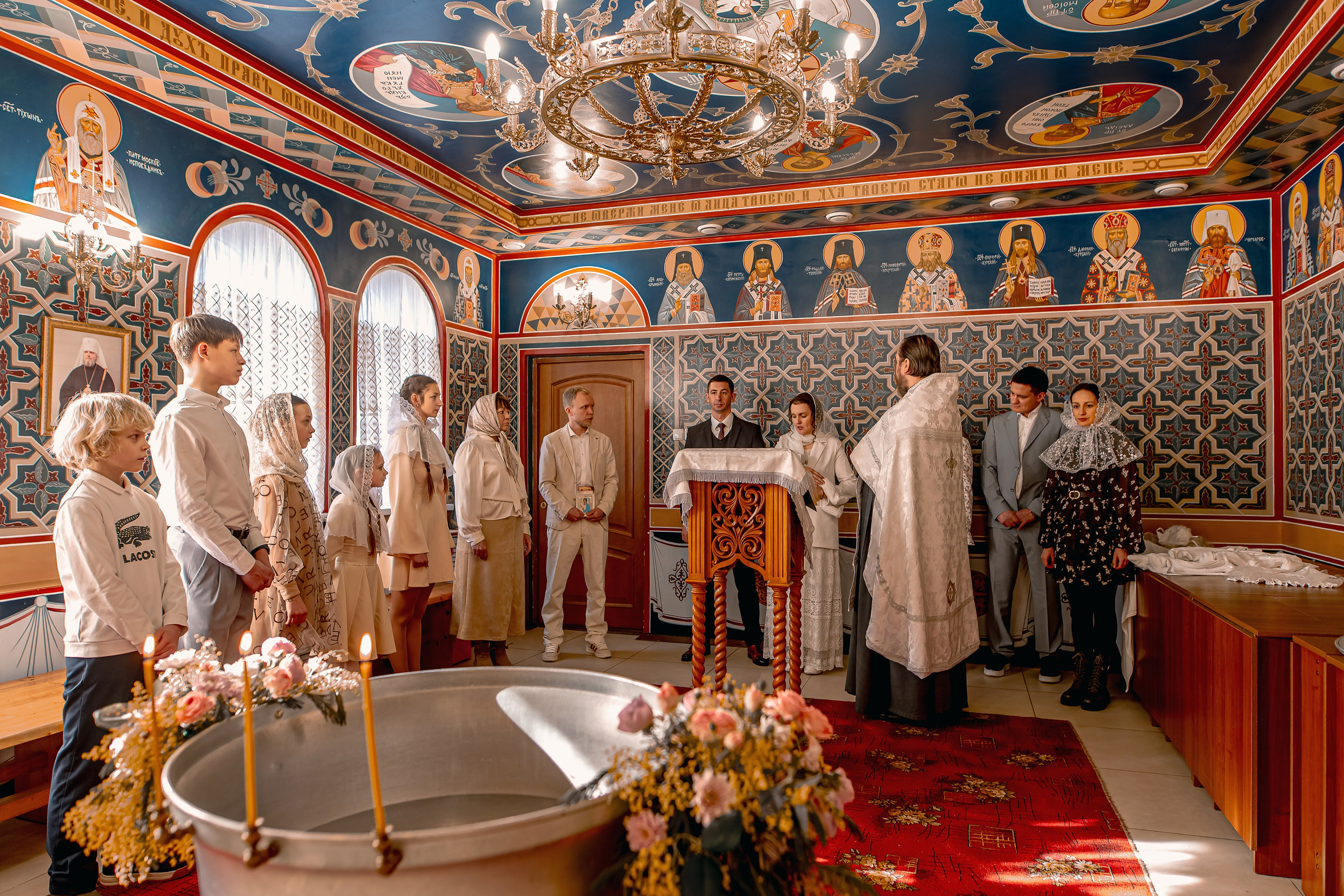 Таинство Крещения Екатерины. Фотограф Таинств Крещения и Венчания в г. Курске