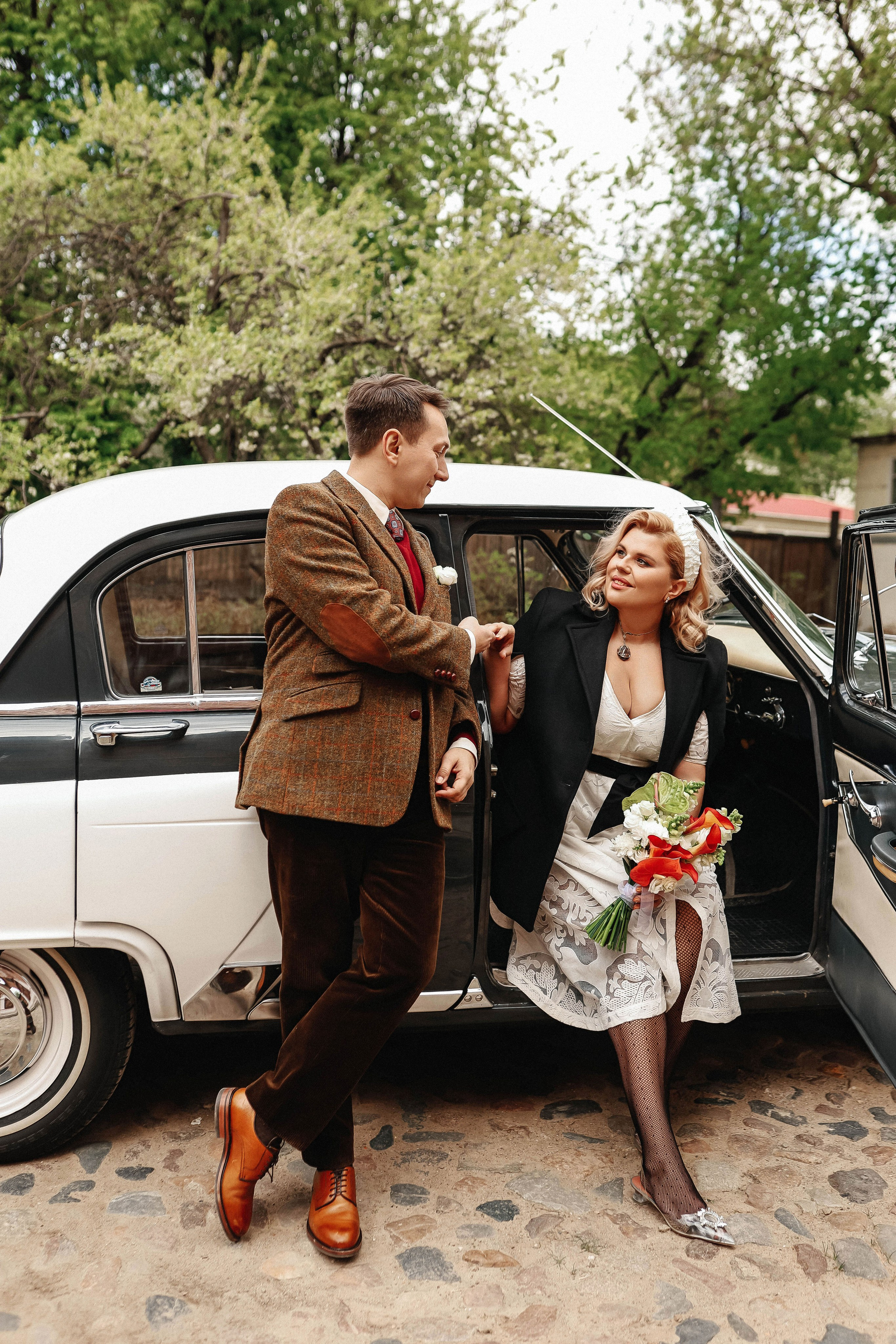 Свадебная фотосессия в стиле ретро. Свадебный и семейный фотограф в Москве