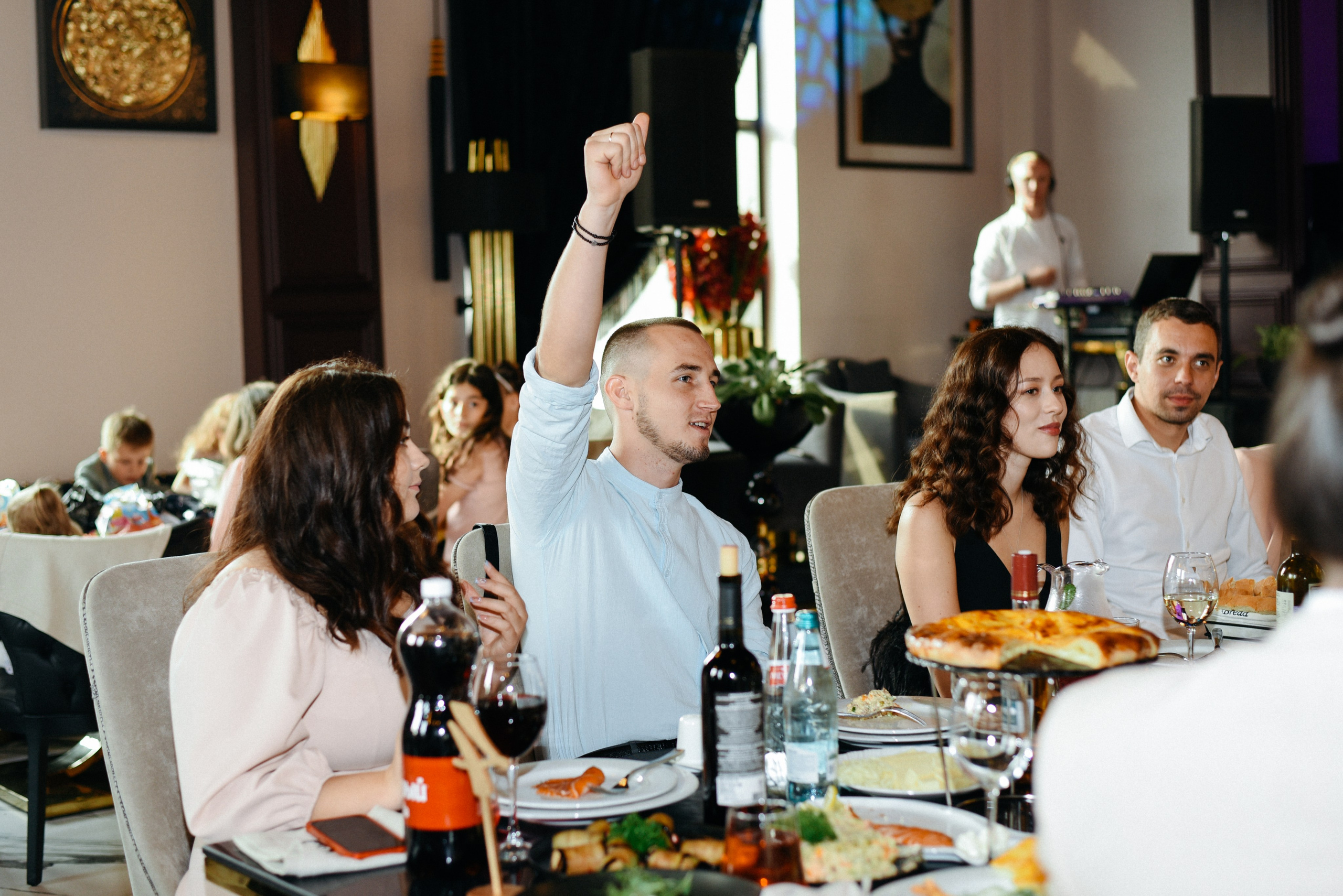 Виктор и Ангелина Банкет на 100 гостей Ресторан Segreto. Фотограф Лола Волна, город Москва
