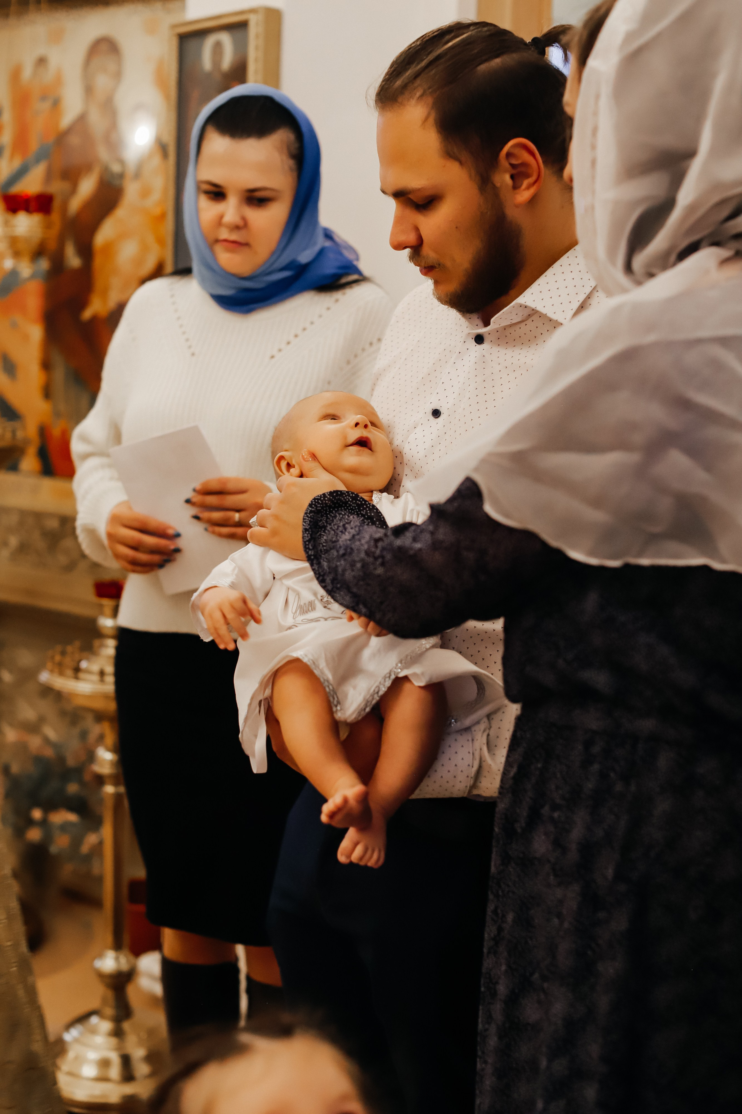 Крещение. Фотосессия беременности & материнства Коломна