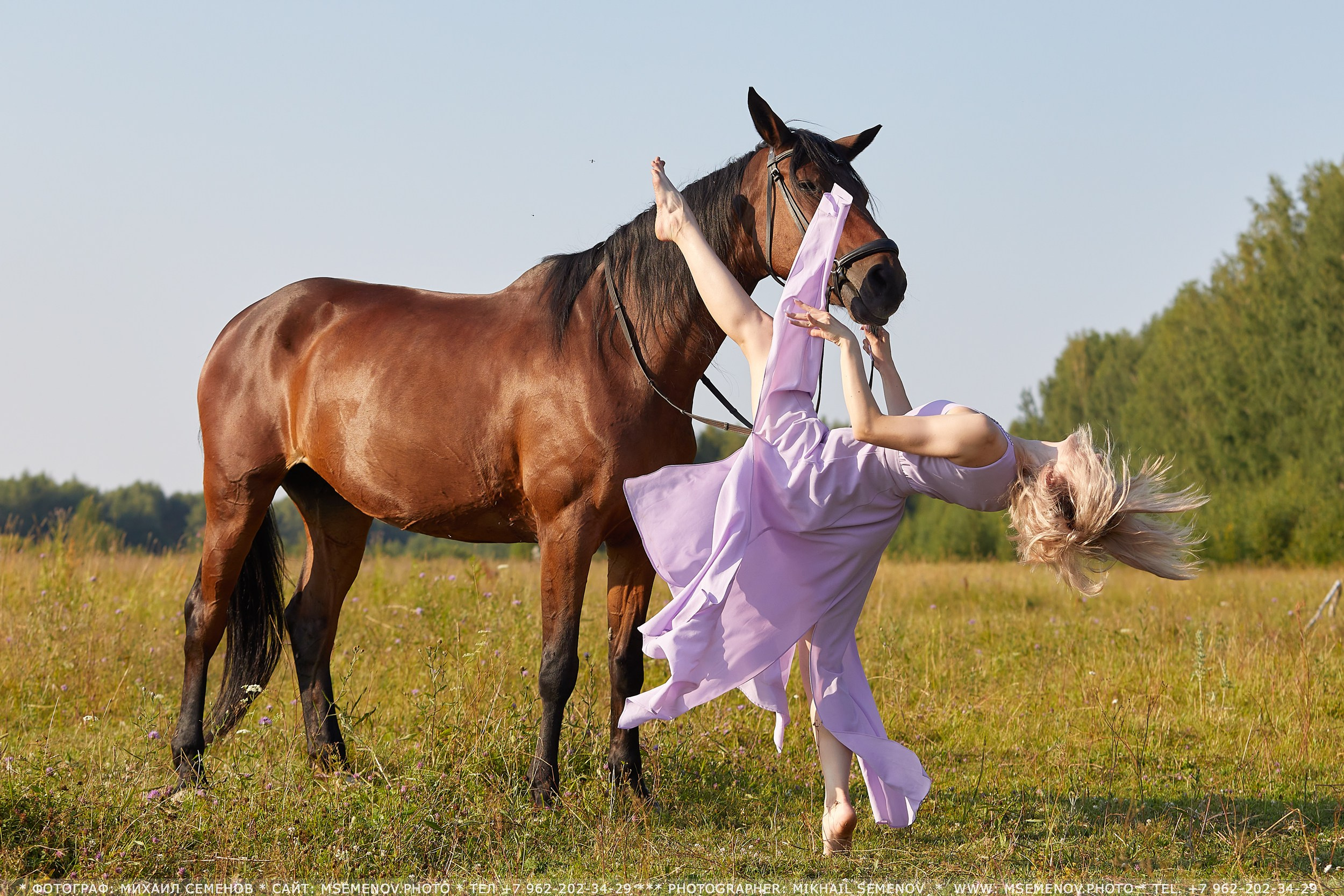 Фотосессия девушек с лошадьми Фотограф Михаил Семенов, г. Ярославль