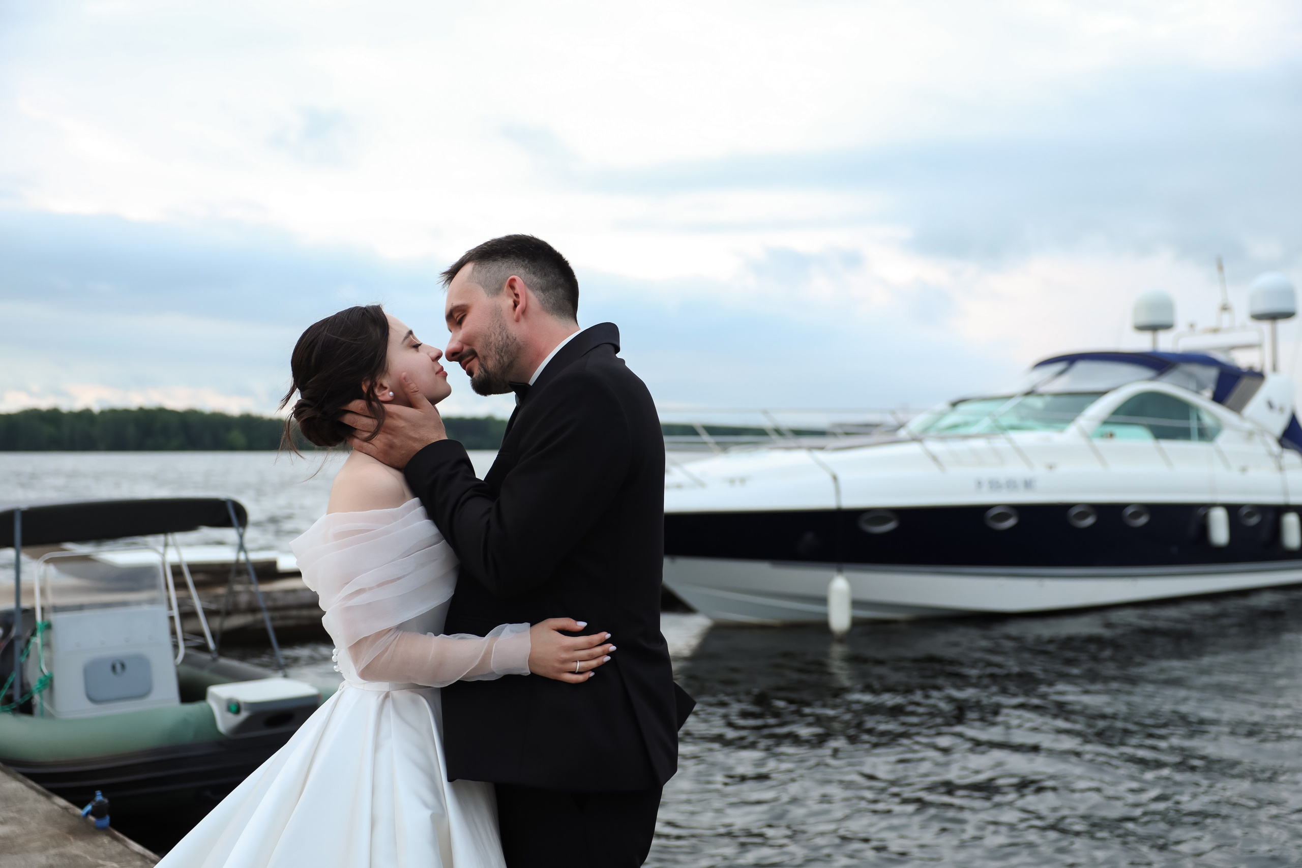 Денис и Кристина | Яхт клуб Родина. Свадебный фотограф Москва