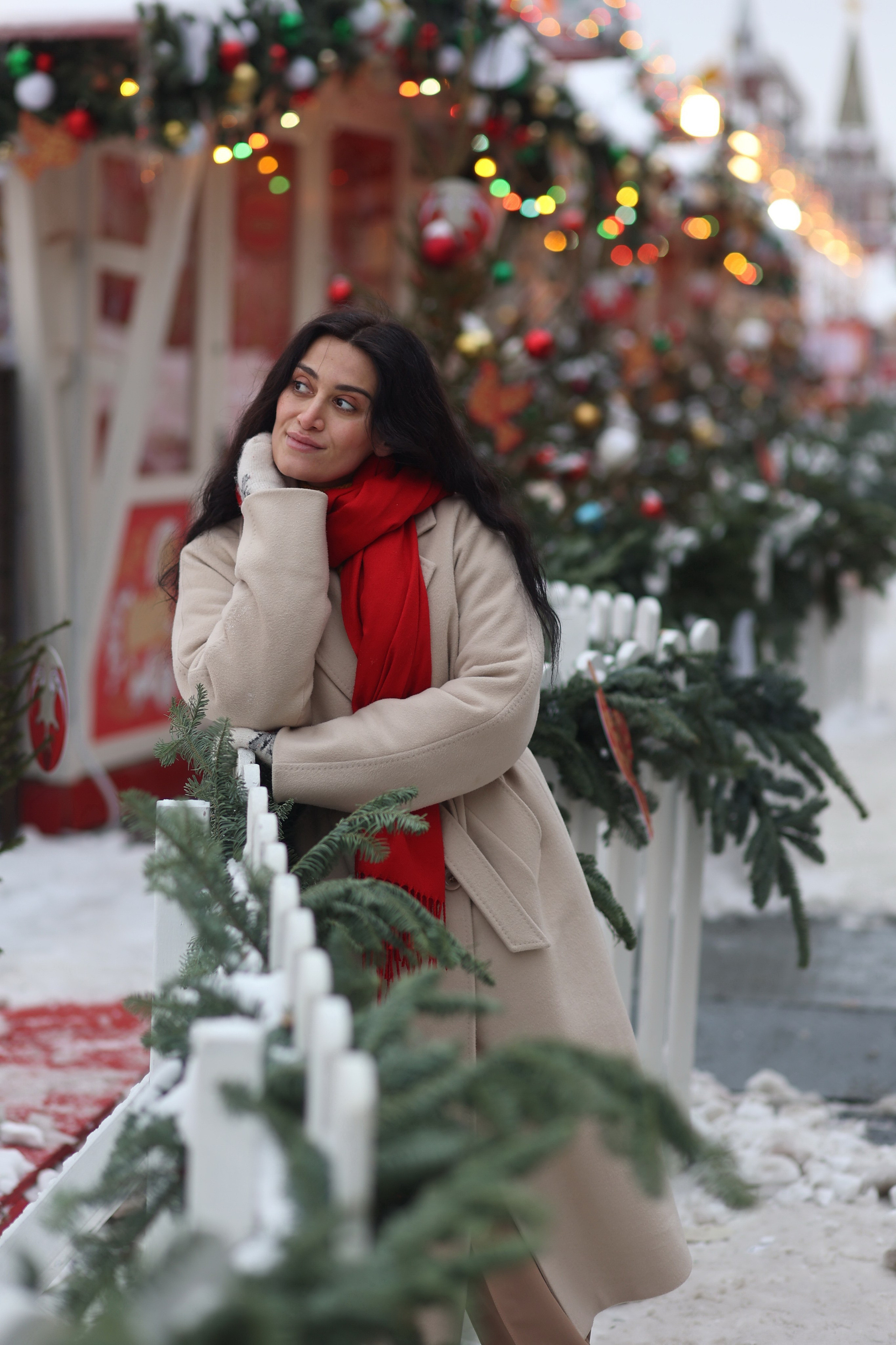 Новогодняя ГУМ ярмарка на Красной площади. Портретный фотограф Москва