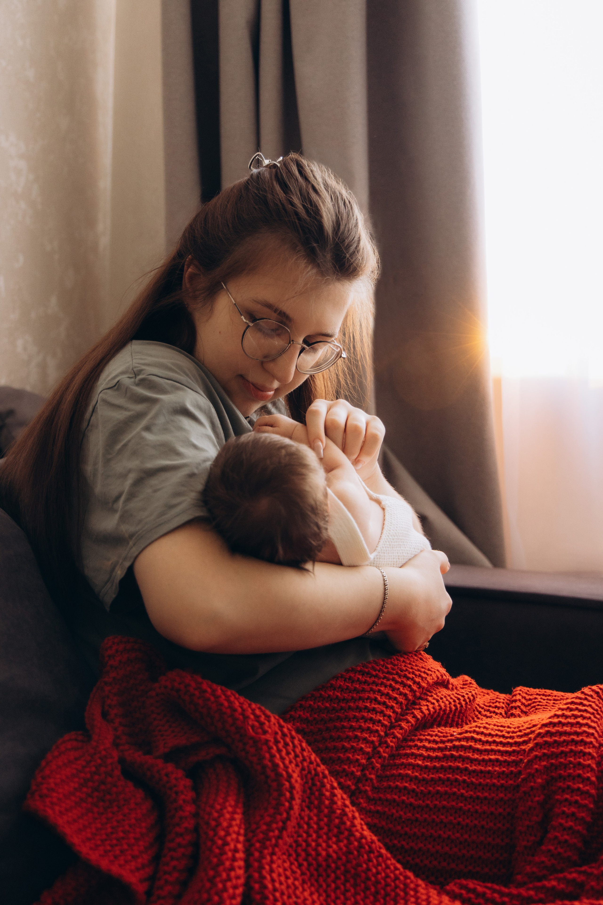 Выписка Евы + Нью Борн. Свадебный и семейный фотограф в Краснодаре Диана Смирнова