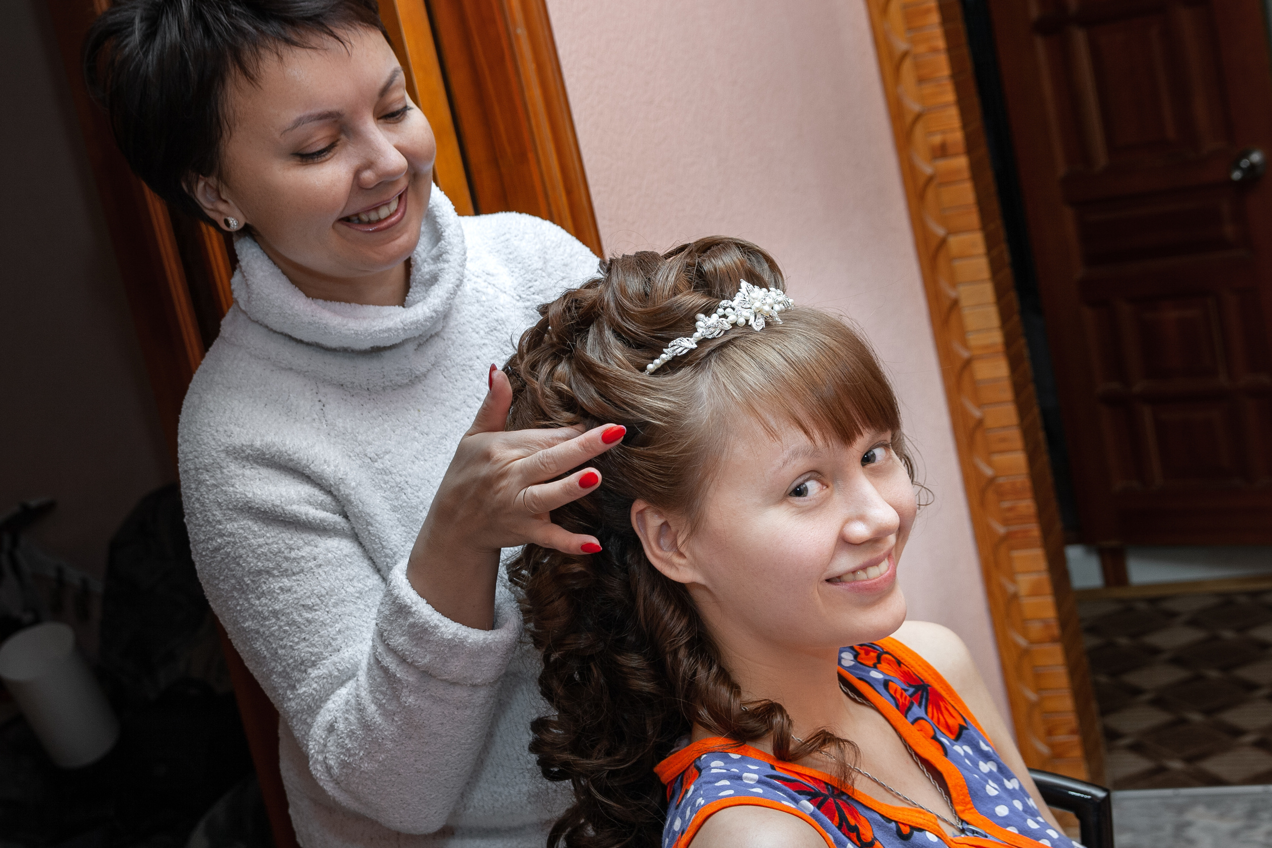 Утро невесты прическа