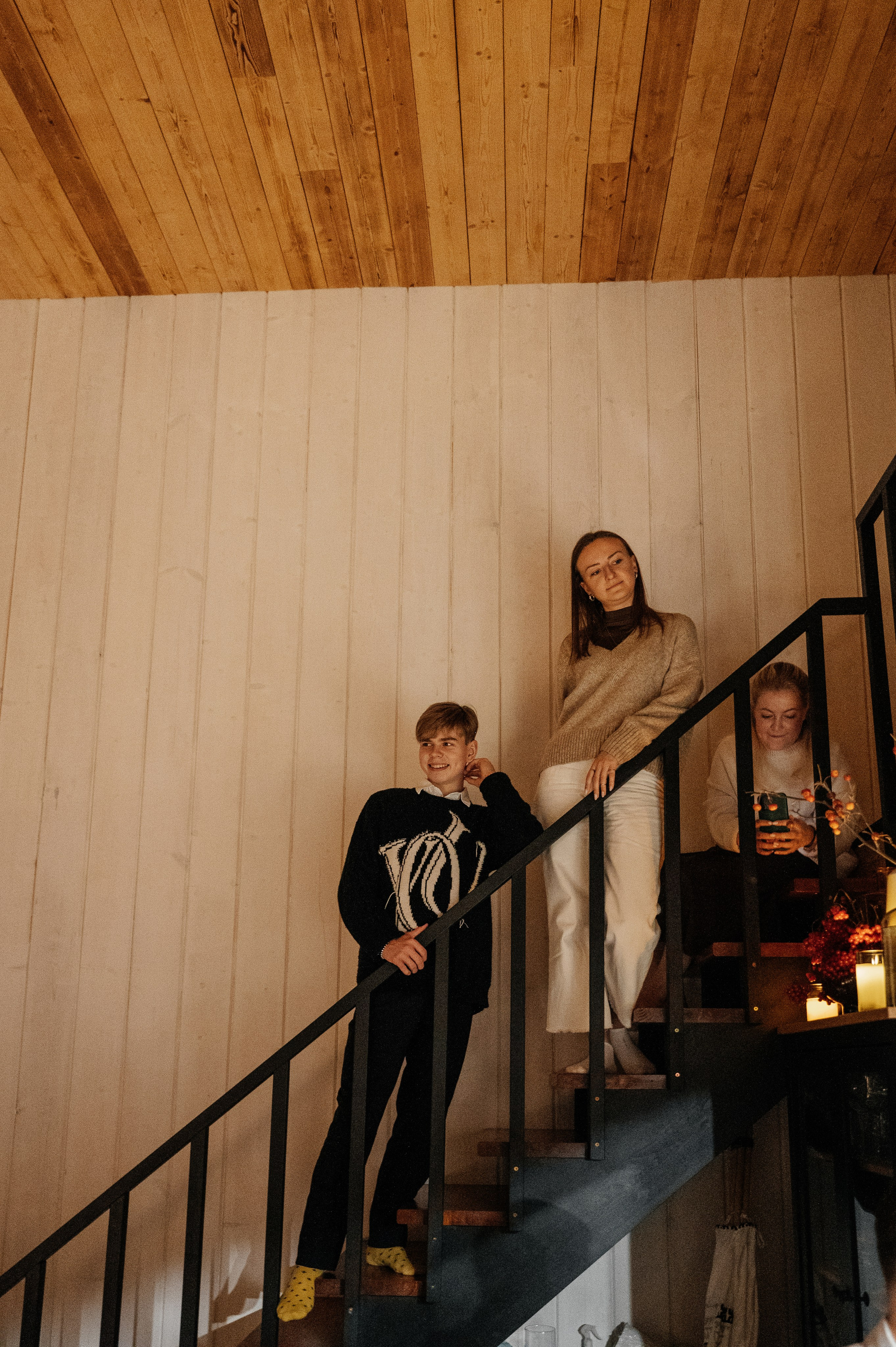 Невероятно атмосферный семейный ужин. Wedding photographer in Moscow and around the world Andrey Medvednikov