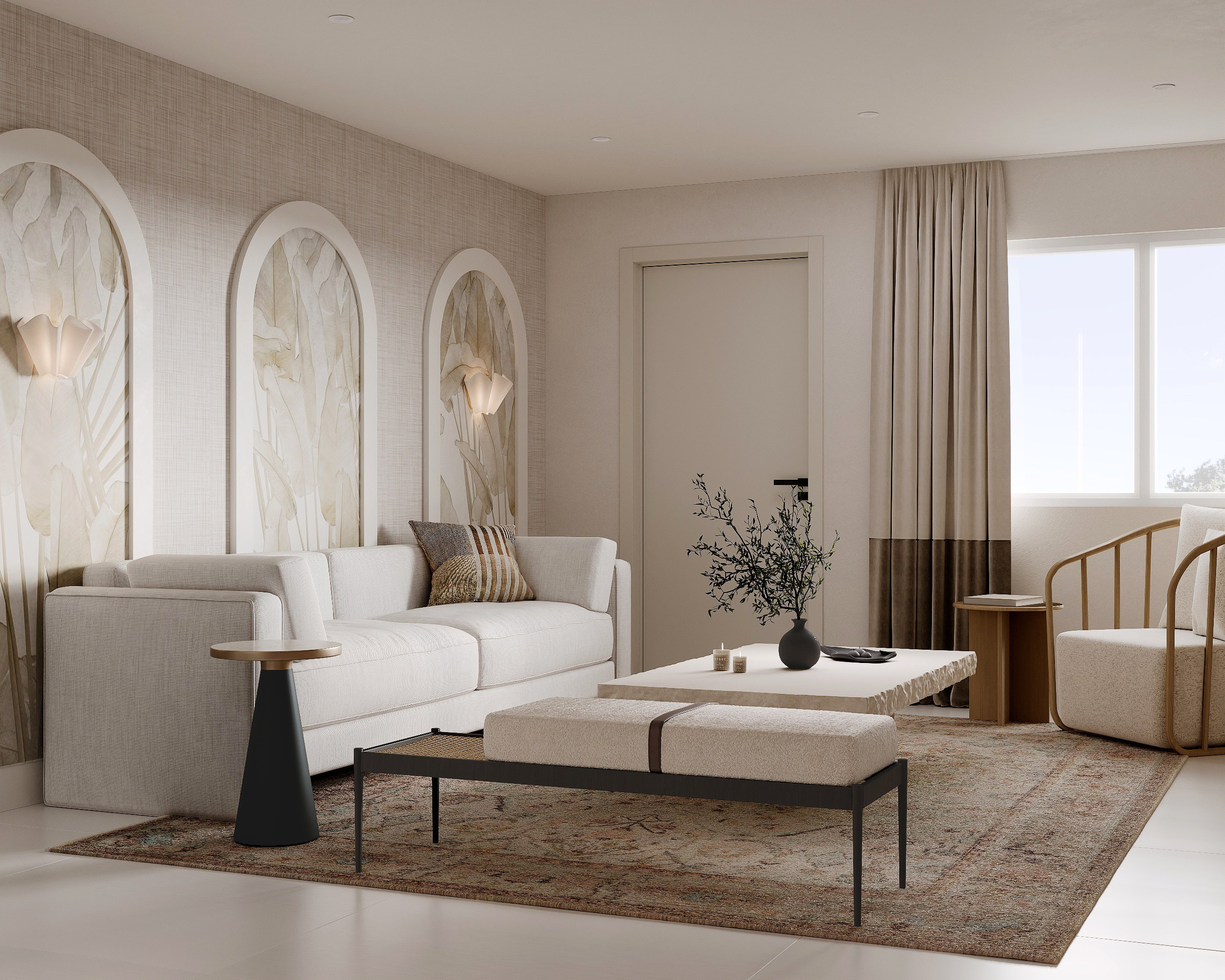 Kitchen/living/Maiami/Florida. Solovets visualization