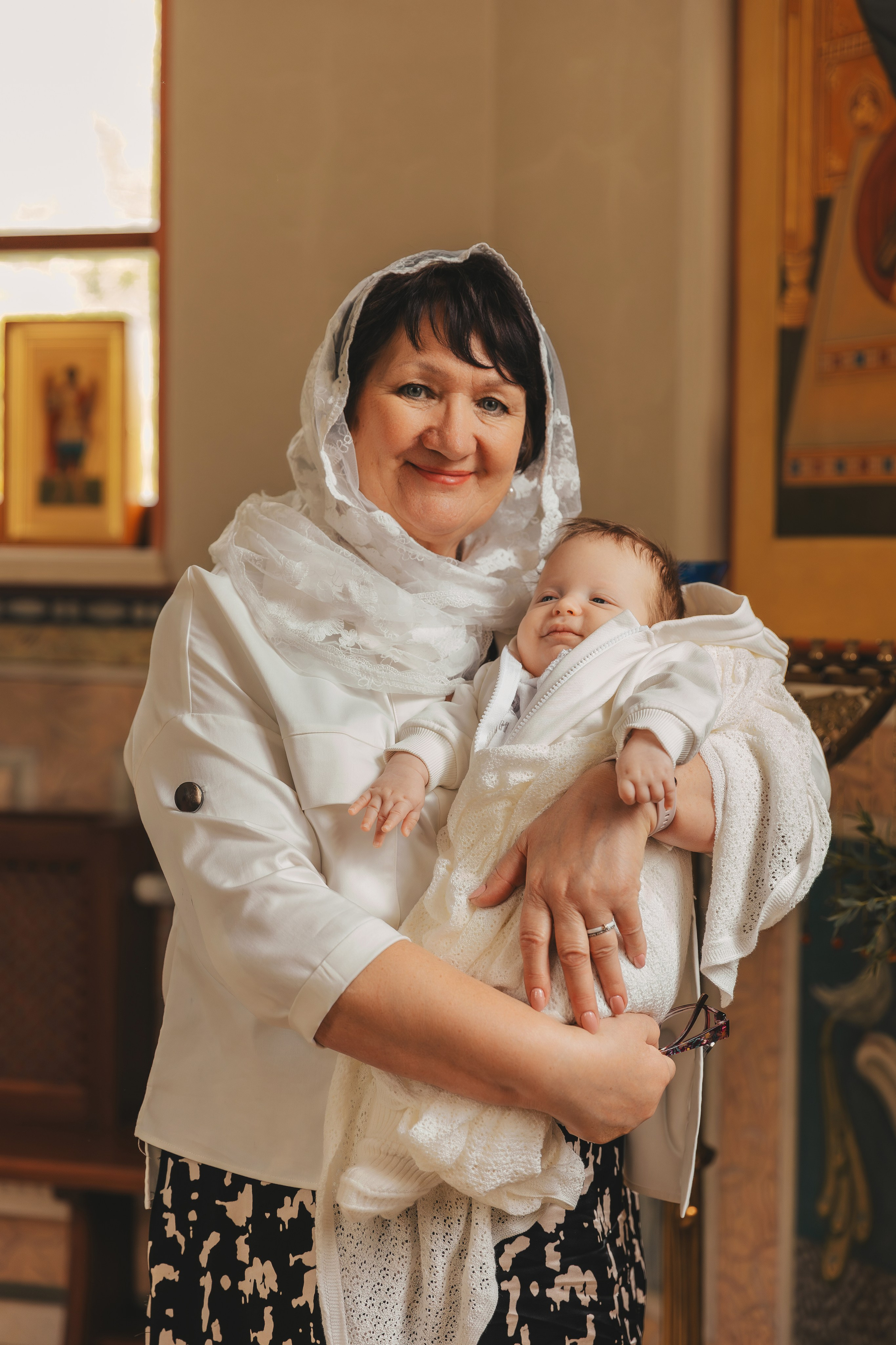 Репортажная съемка Крещения в Москве и области. Семейный и женский фотограф в Москве Надежда Воробьева