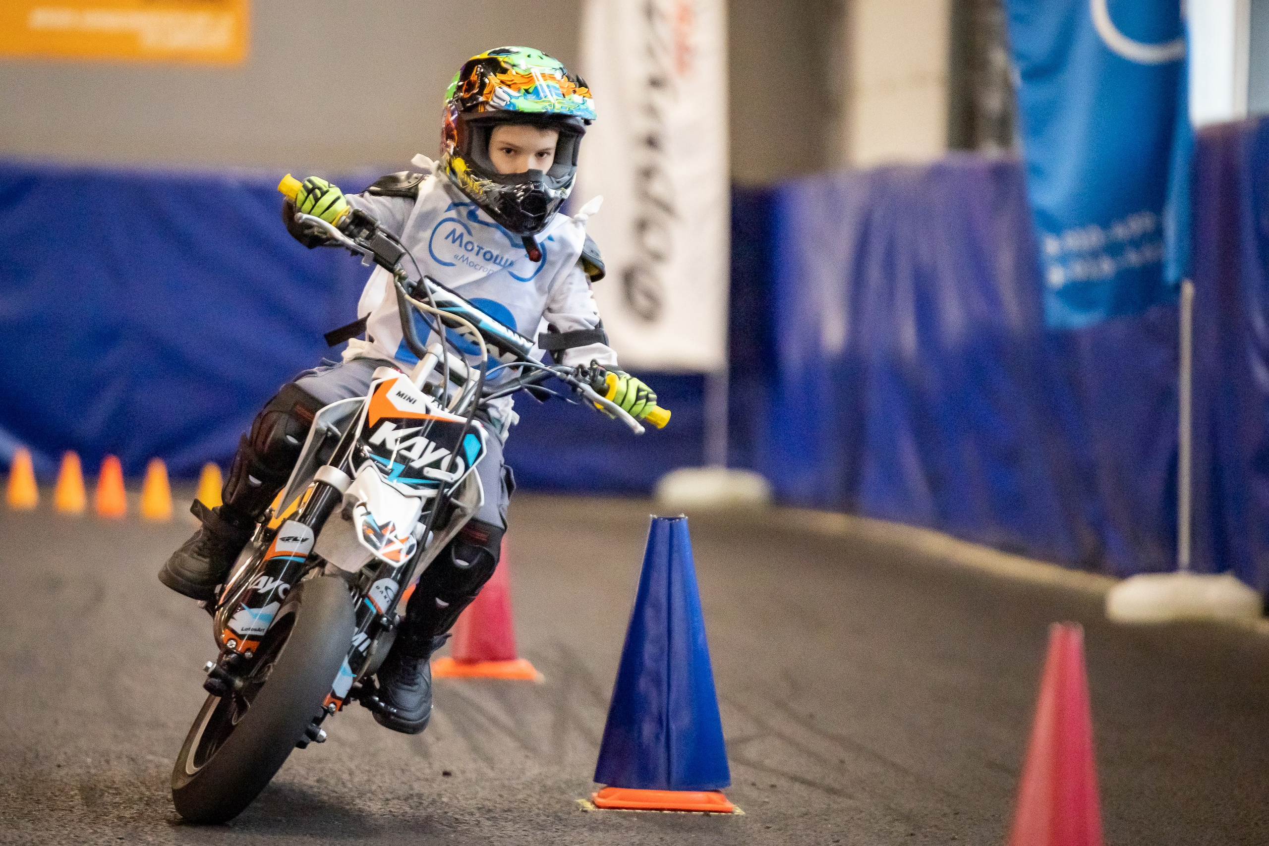 Соревнования в Мотошколе «Мосгортранс». Фотограф Владимир Охрименко