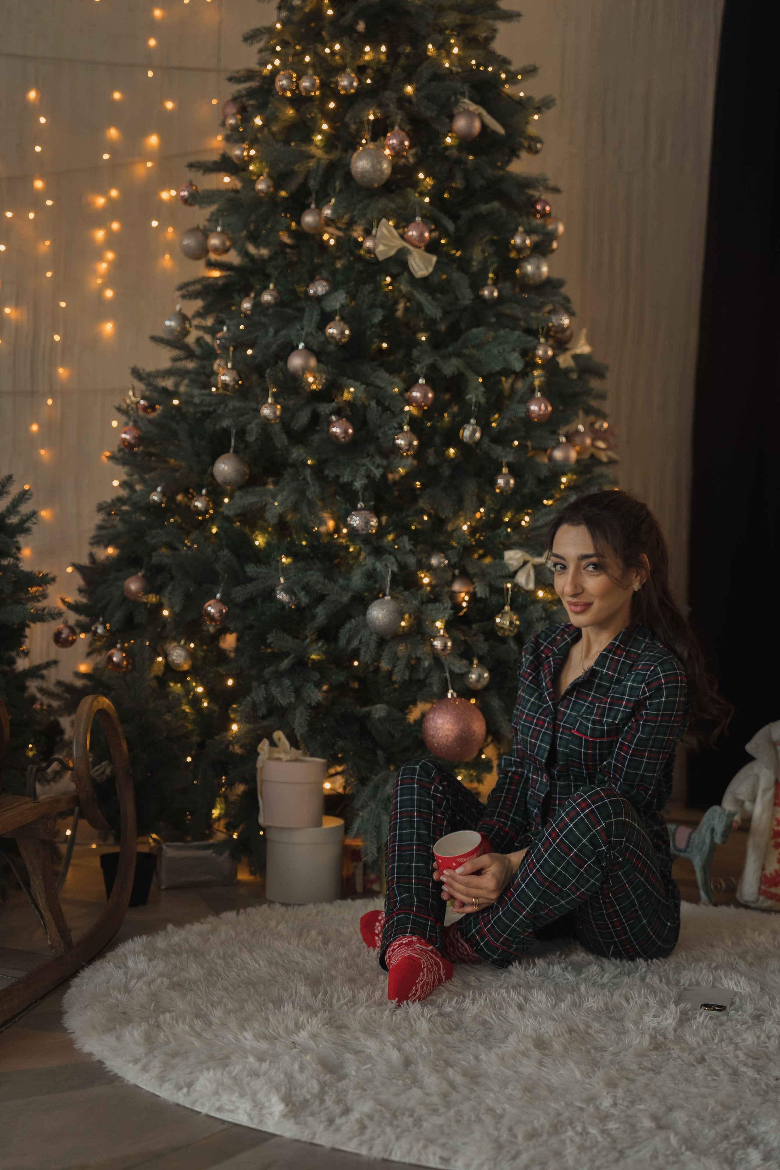 Индивидуальная новогодняя фотосессия в студии. Семейный фотограф Екатеринбург Татьяна Девятых