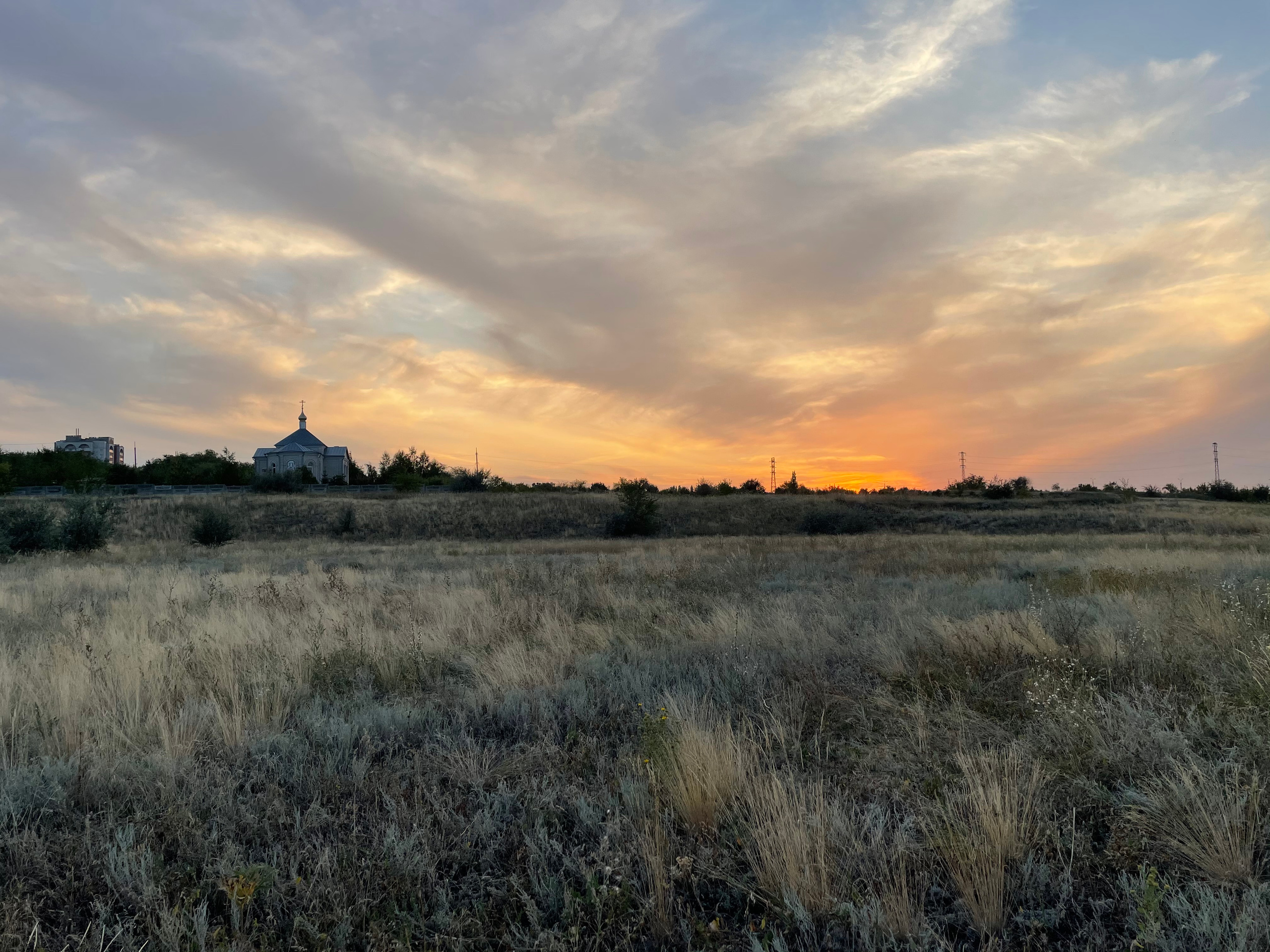 10 703 Степь, церковь. ВИЗУАЛЬНЫЕ И ЗВУКОВЫЕ РЕШЕНИЯ ДЛЯ БИЗНЕСА И СЪЁМОК ТЕЛЕТЕЛА