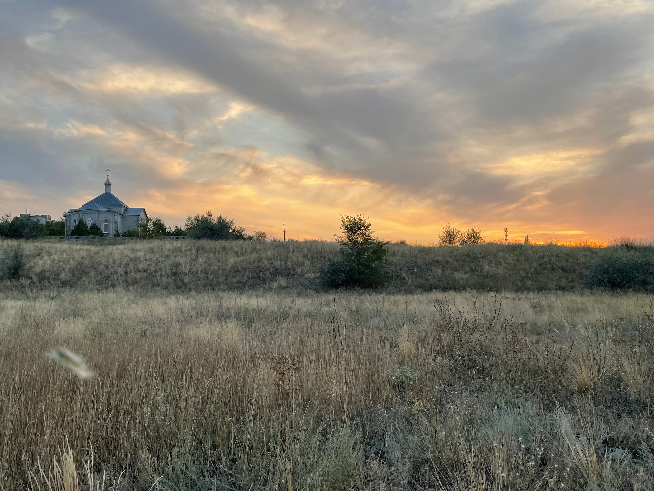 10 703 Степь, церковь. ВИЗУАЛЬНЫЕ И ЗВУКОВЫЕ РЕШЕНИЯ ДЛЯ БИЗНЕСА И СЪЁМОК ТЕЛЕТЕЛА