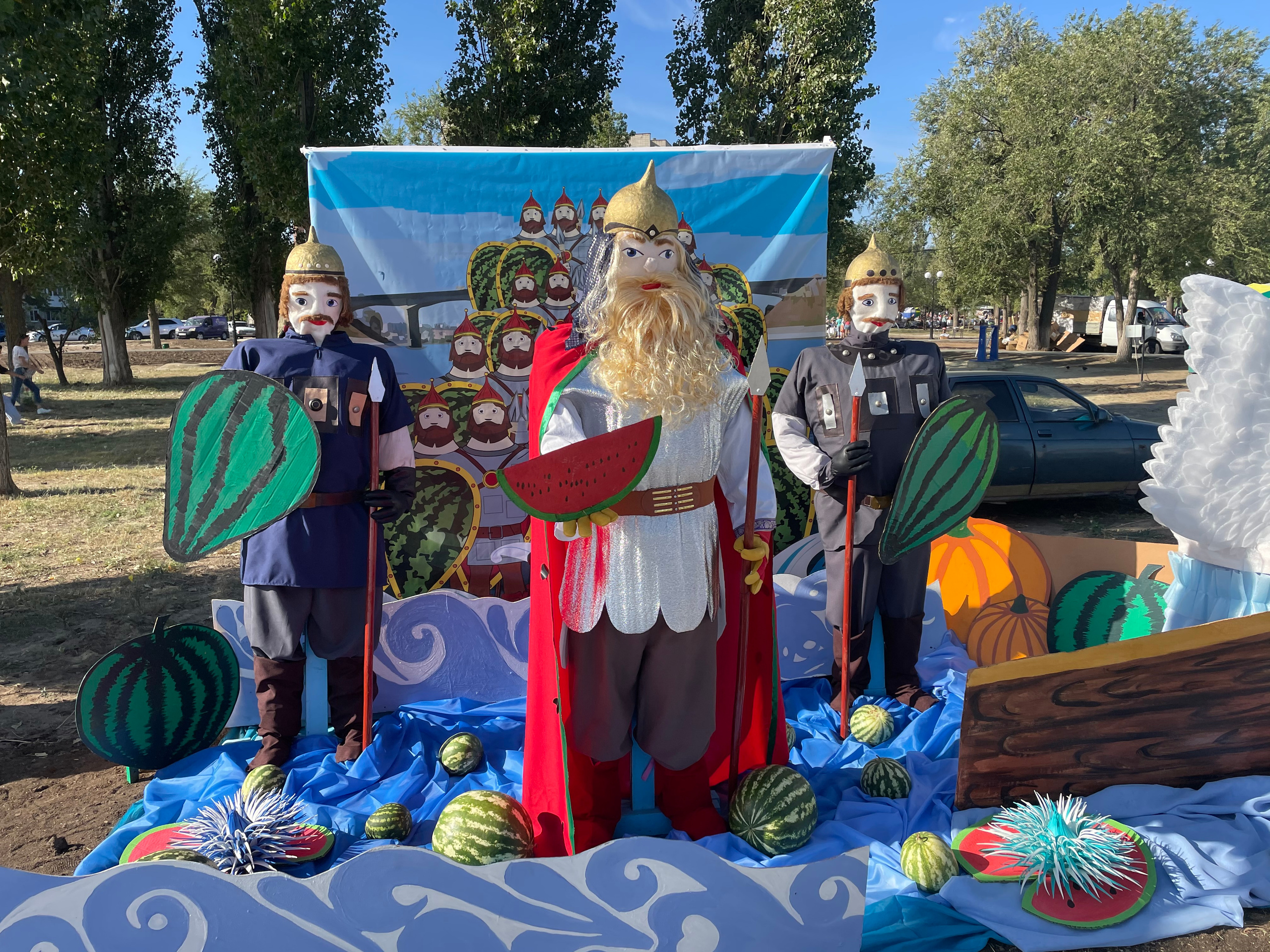 Декорация «Богатыри» 203 420. ВИЗУАЛЬНЫЕ И ЗВУКОВЫЕ РЕШЕНИЯ ДЛЯ БИЗНЕСА И СЪЁМОК ТЕЛЕТЕЛА