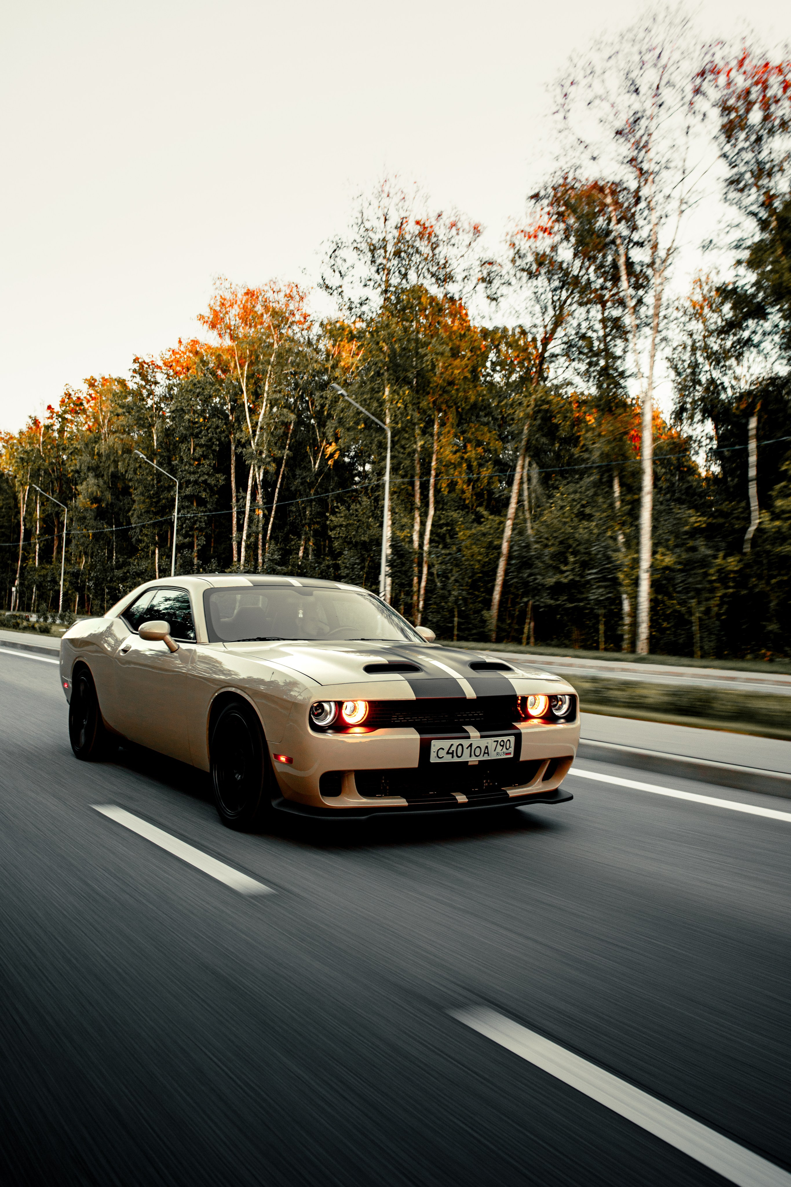 Dodge Challengers. Спортивный фотограф — Никита