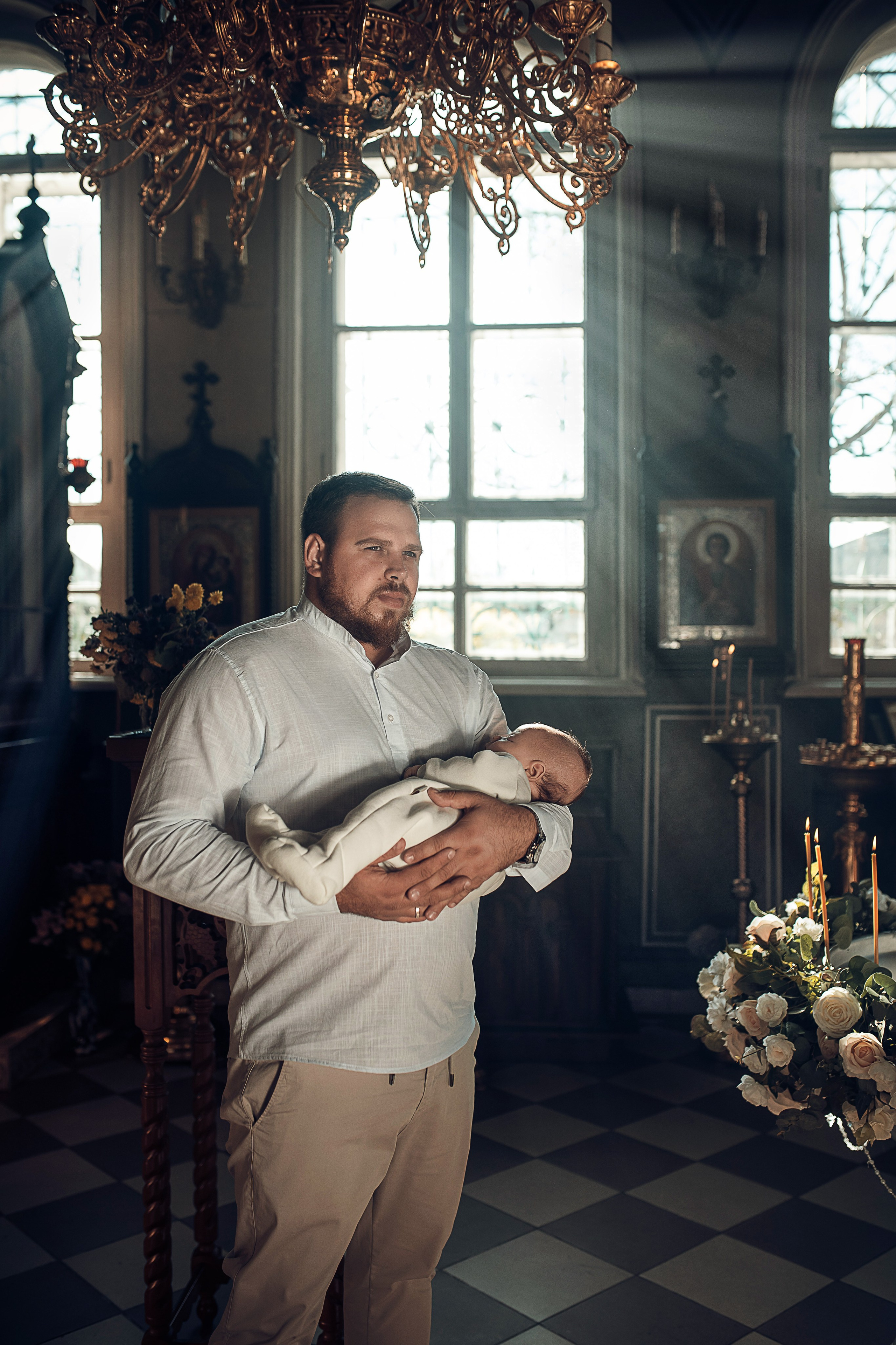 Крещение Святослава.Рахманово. Свадебный, семейный и детский фотограф в Москве и области