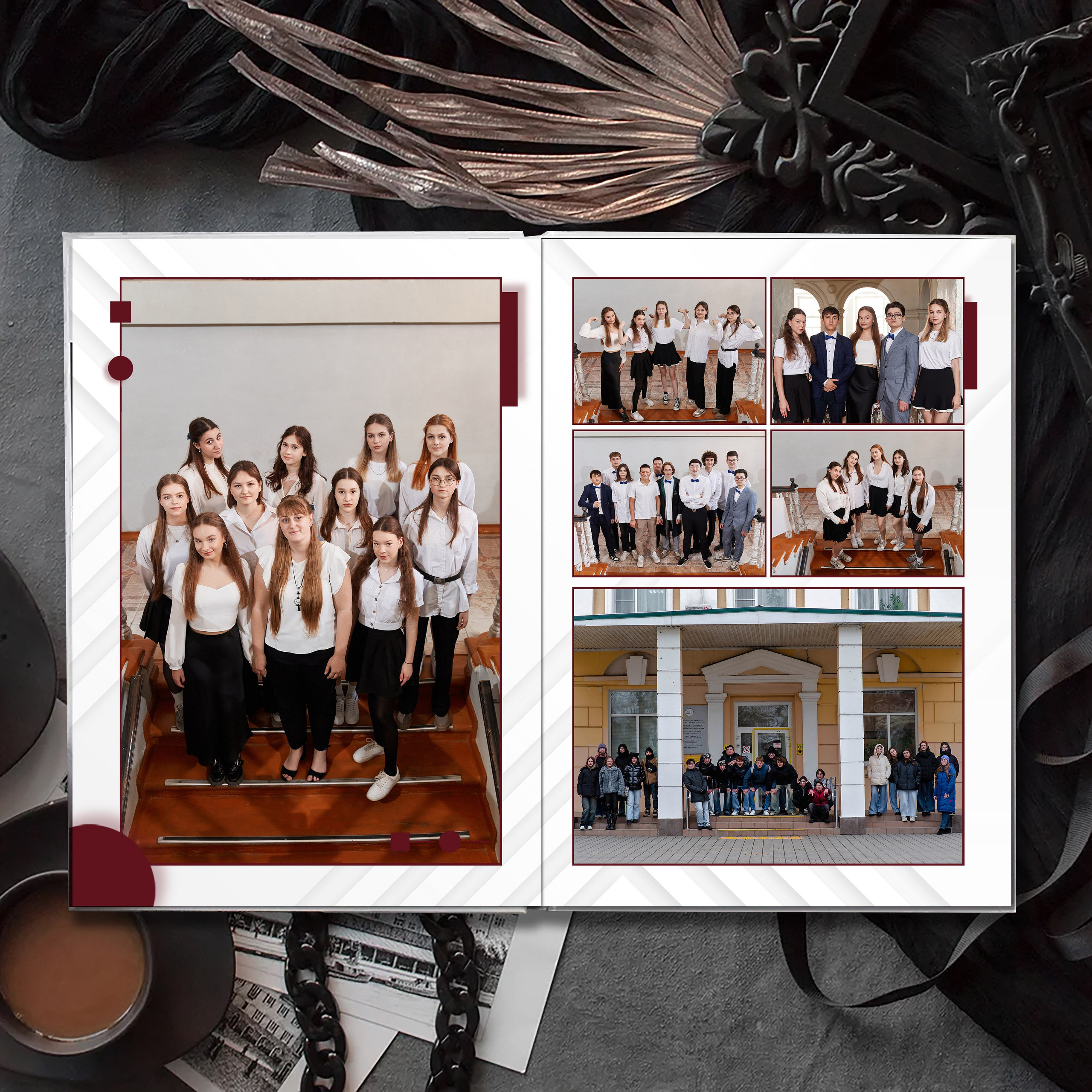 Выпускной альбом для выпускников школы (Дизайн № 213). Современные Выпускные Альбомы в Ростове-на-Дону