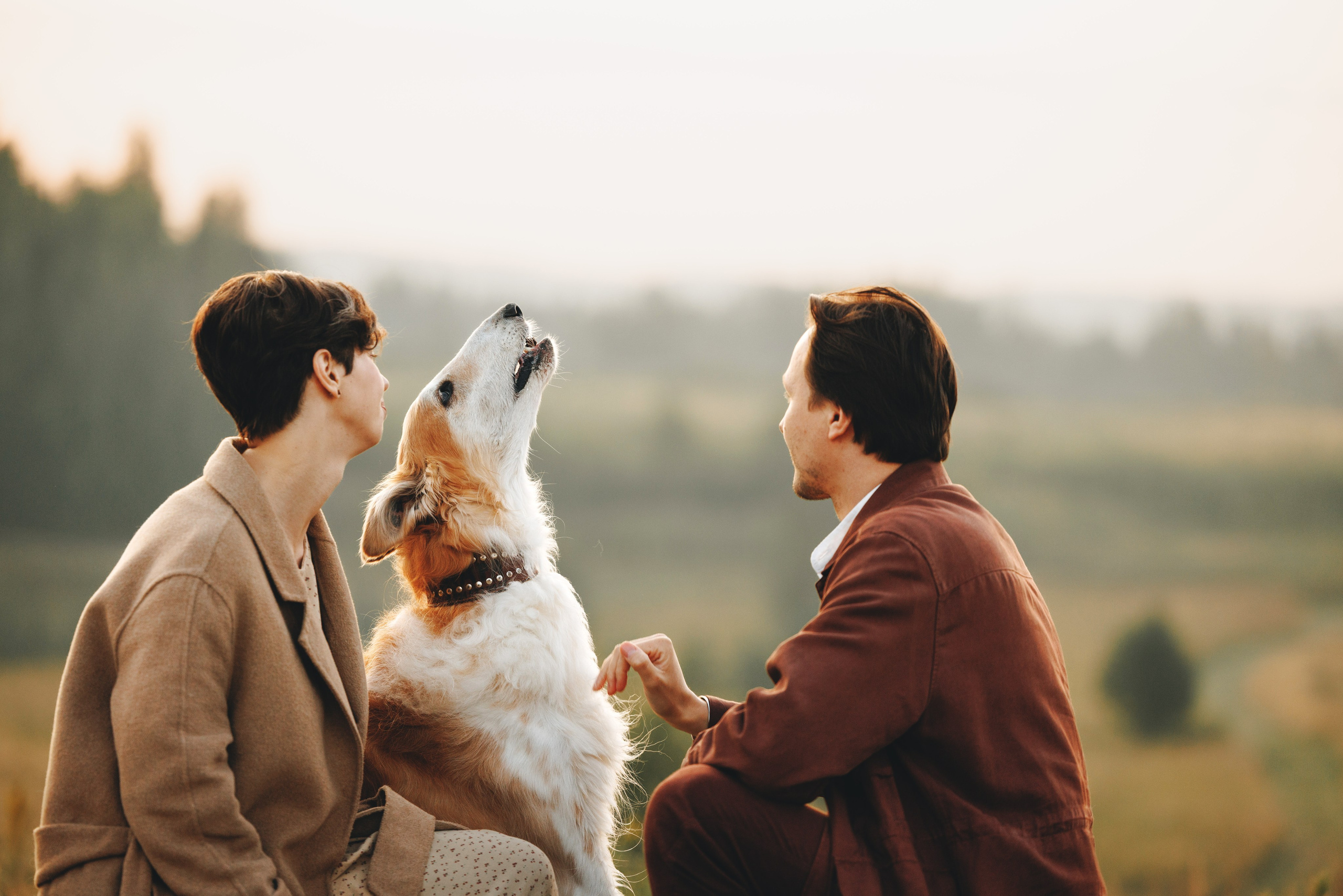 Сергей, Оксана и Жара. Фотограф анималист Осипчикова Мария
