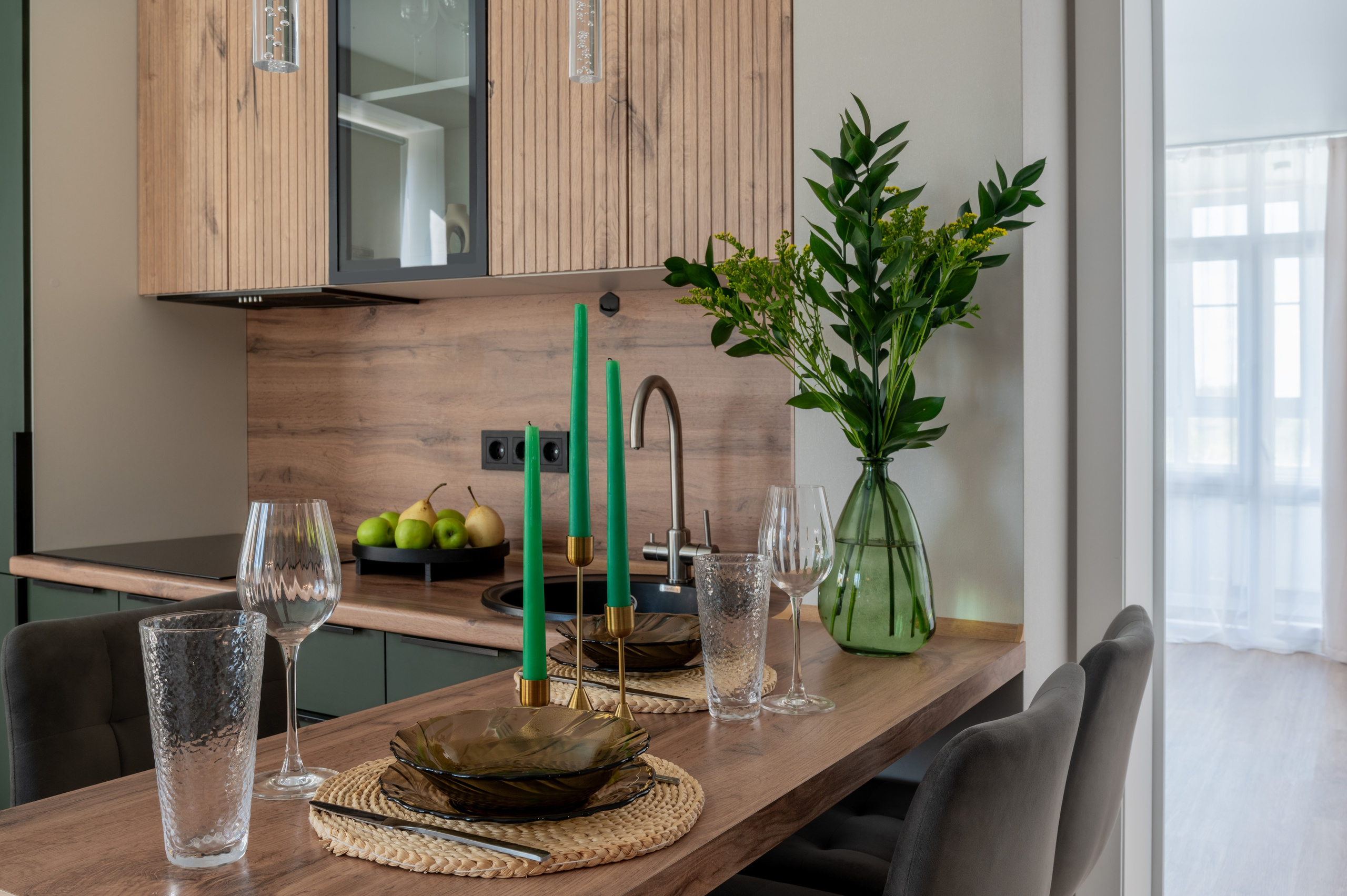 Съемка 1-комнатной квартиры для посуточной аренды. Интерьерный фотограф в Ярославле. Вероника Лазыкина