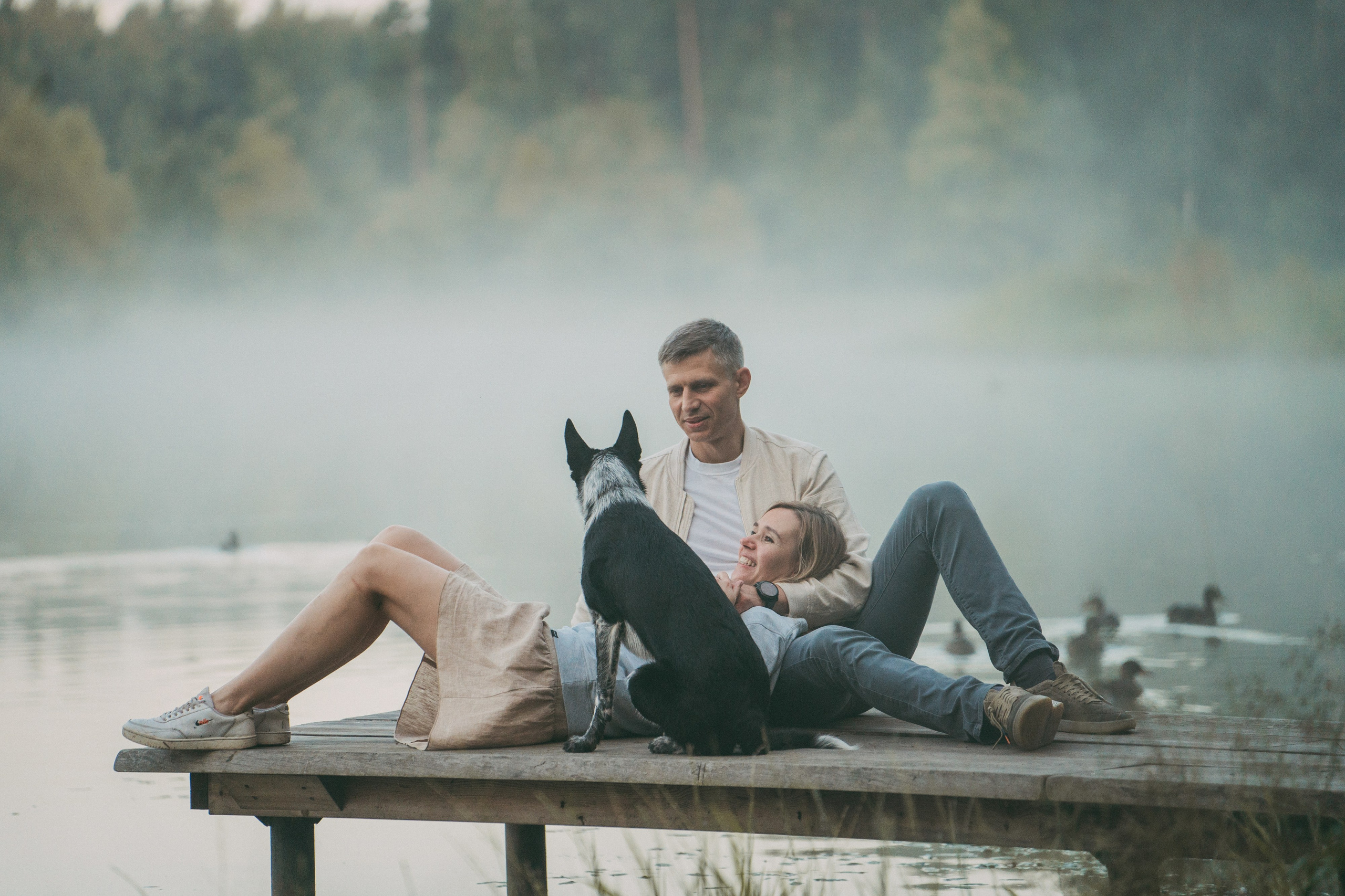 Катя, Сергей и Флинт. Фотограф анималист в Москве и Санкт-Петербурге Свиридова Анна