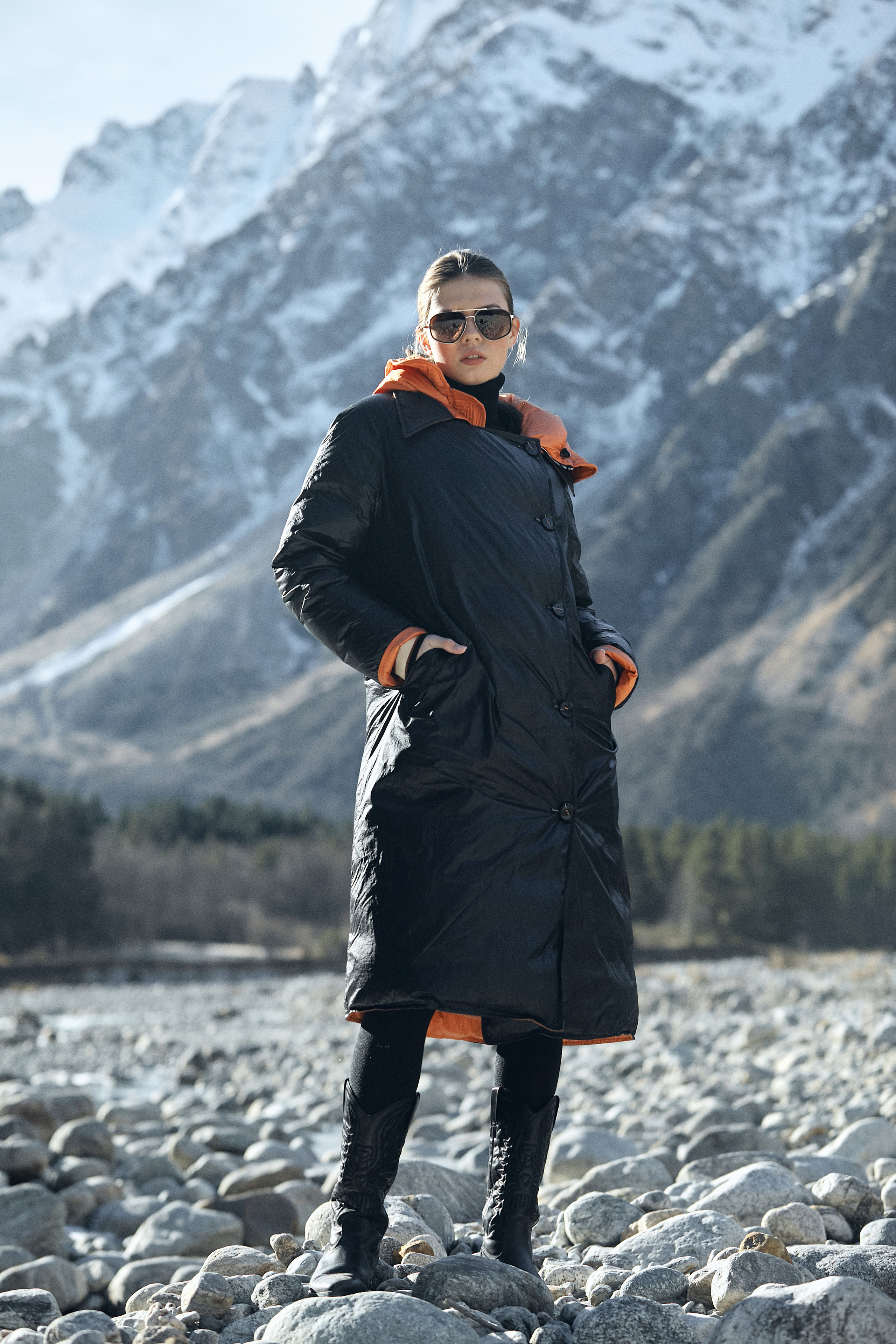 Съемка для бренда одежды под ключ. Фотограф Продюсер в горах КБР / Москва  Нальчик Горы