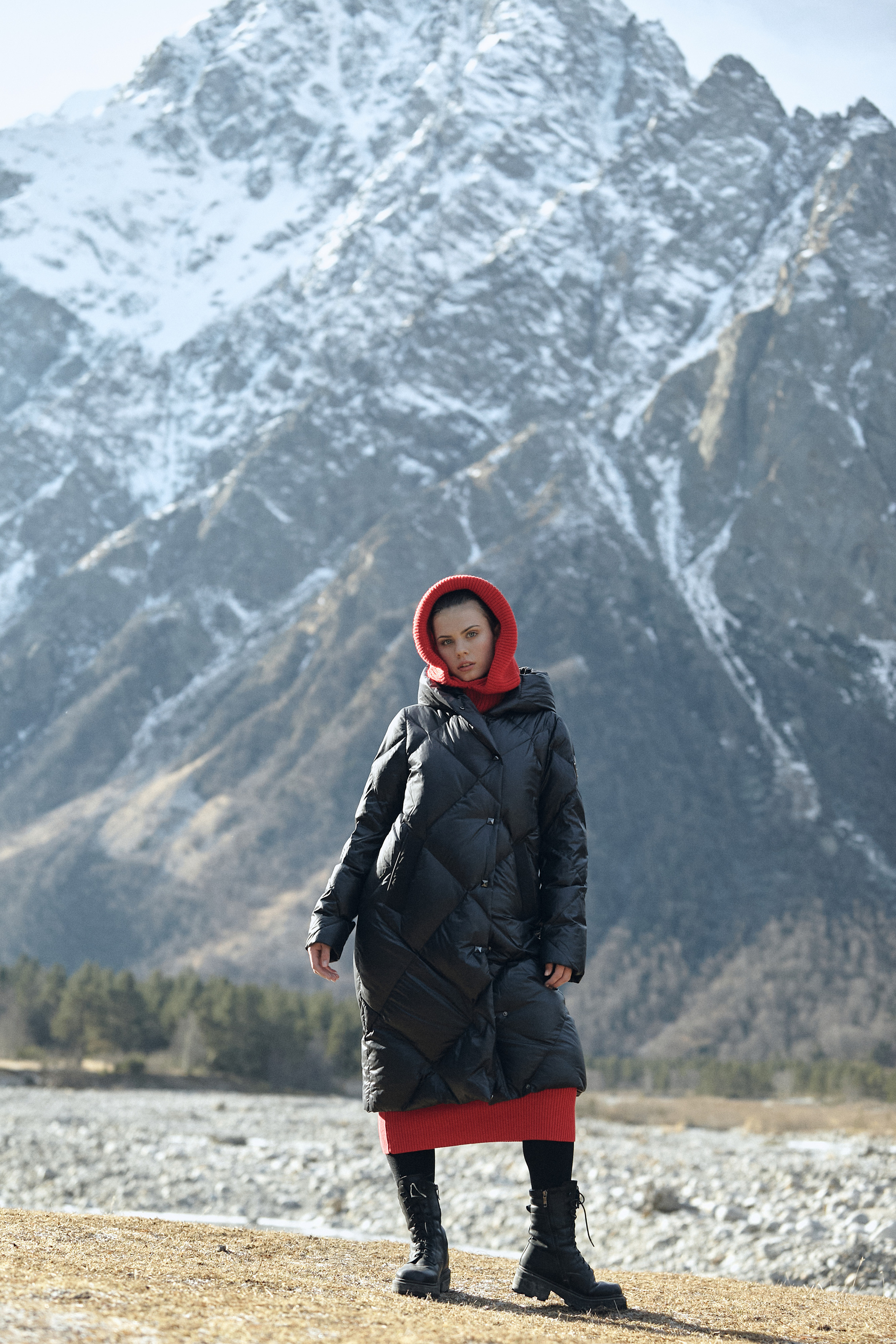 Съемка для бренда одежды под ключ. Фотограф Продюсер в горах КБР / Москва  Нальчик Горы