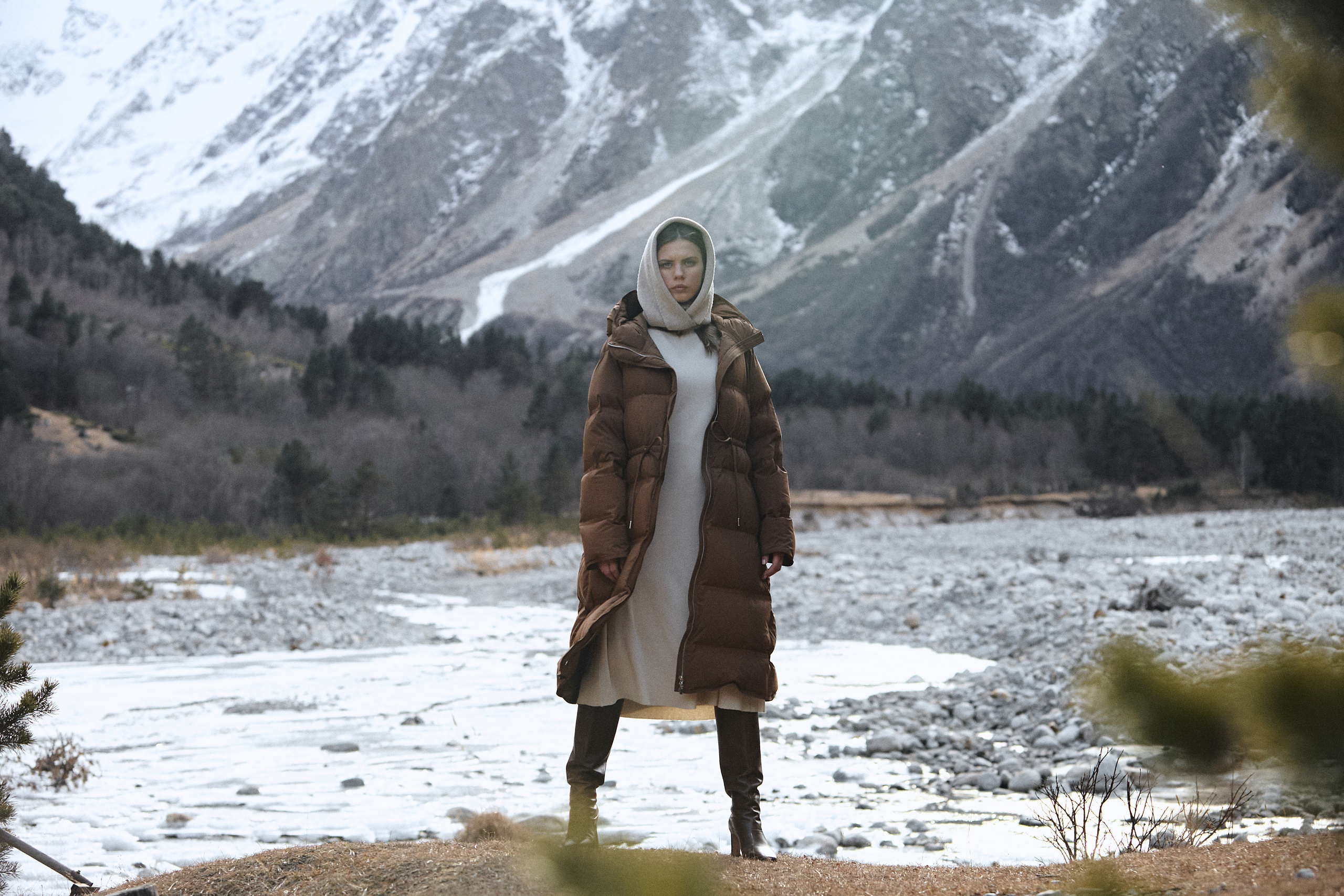 Съемка для бренда одежды под ключ. Фотограф Продюсер в горах КБР / Москва  Нальчик Горы